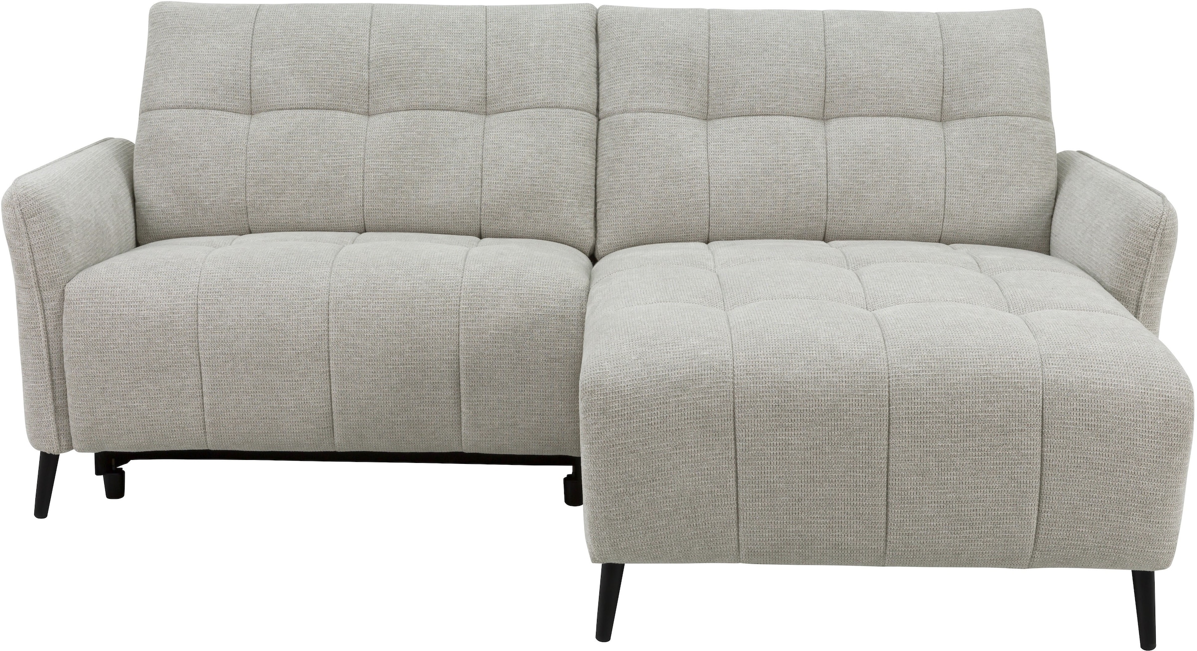INOSIGN Ecksofa »DENIO 3-Sitzer, L-Form (Breite 209cm), elektr. Relaxfunktion, USB-A/C«, Liegefunktion durch Recliner, Federkernpolsterung