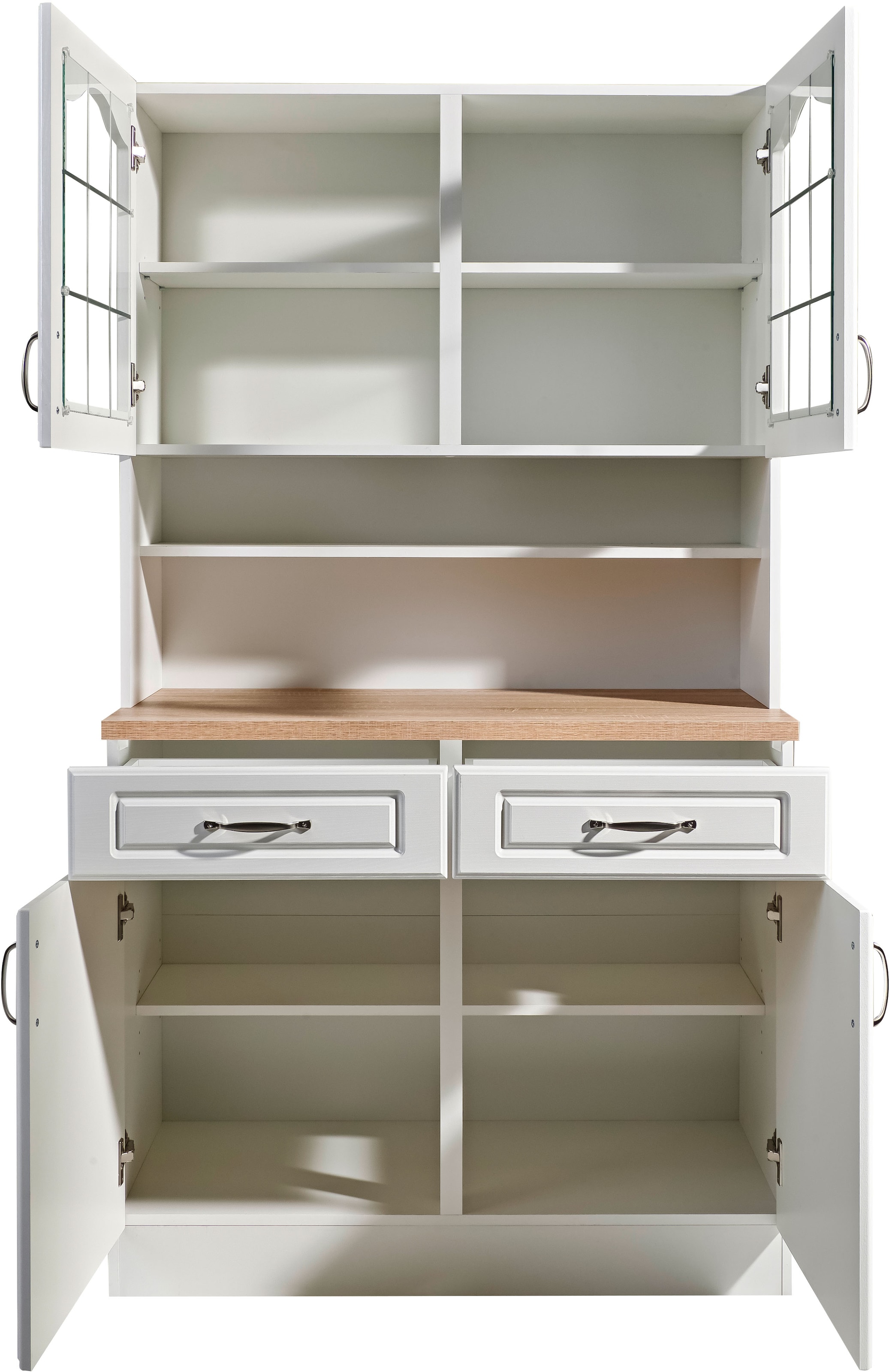 wiho Küchen Küchenbuffet »Linz«, 100 cm breit, in Landhaus-Optik