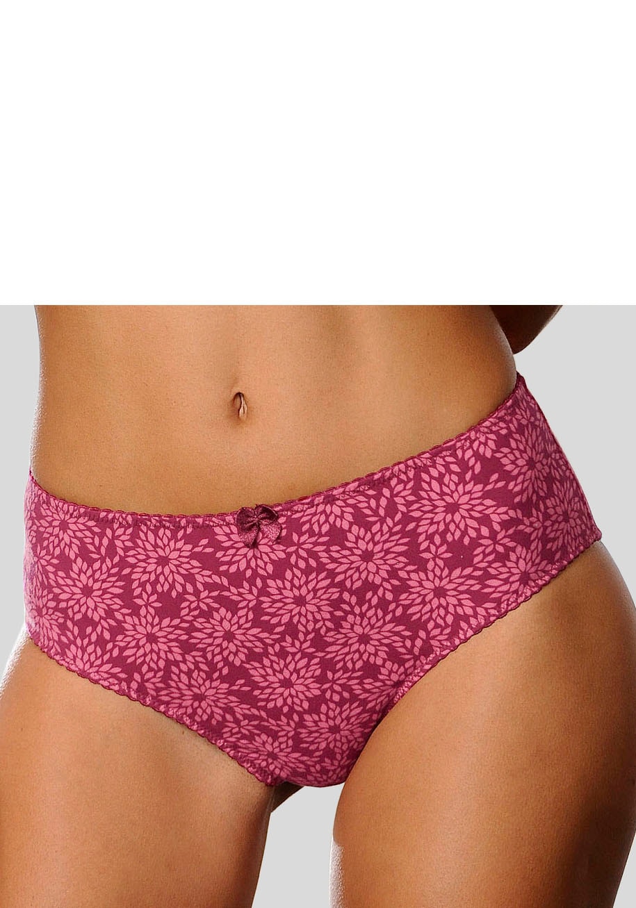 Nuance by Lascana Slip hoch geschnittener Slip, aus Baumwolle, als Wäsche-Set kombinierbar