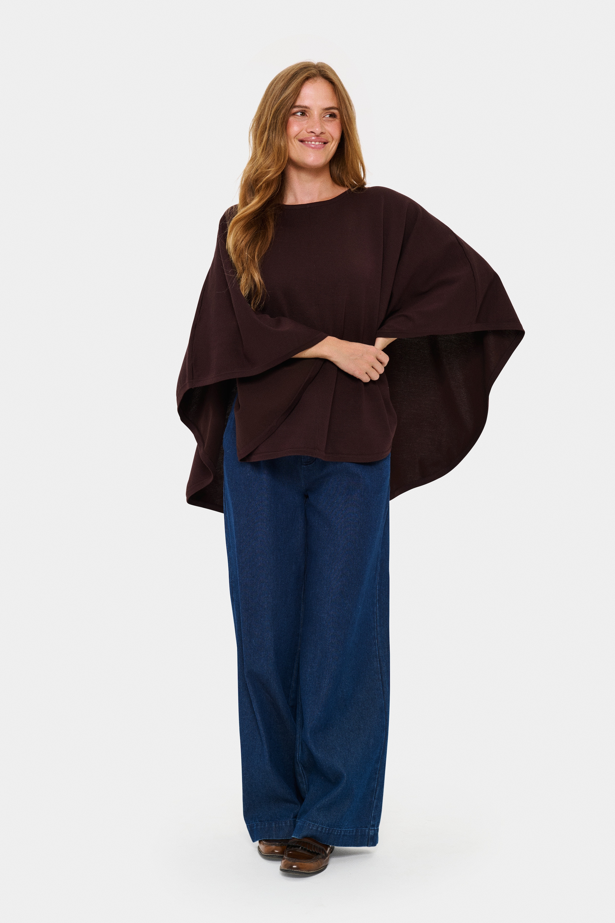 Saint Tropez Strickponcho »BilliSZ Poncho« Loose fit, Viskosemischung