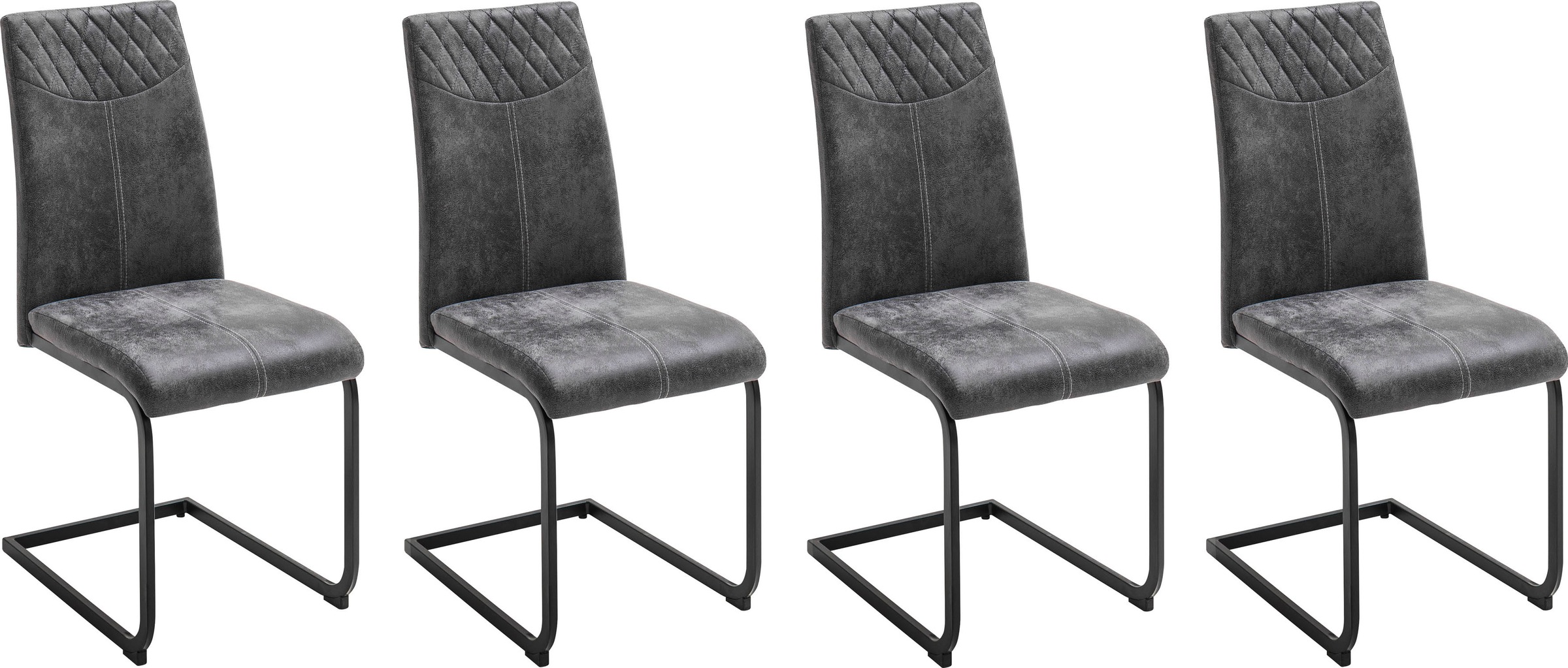 MCA furniture Esszimmerstuhl "Aosta" (Set) 4 Stk. Stoffbezug Stoffbezug Vin günstig online kaufen