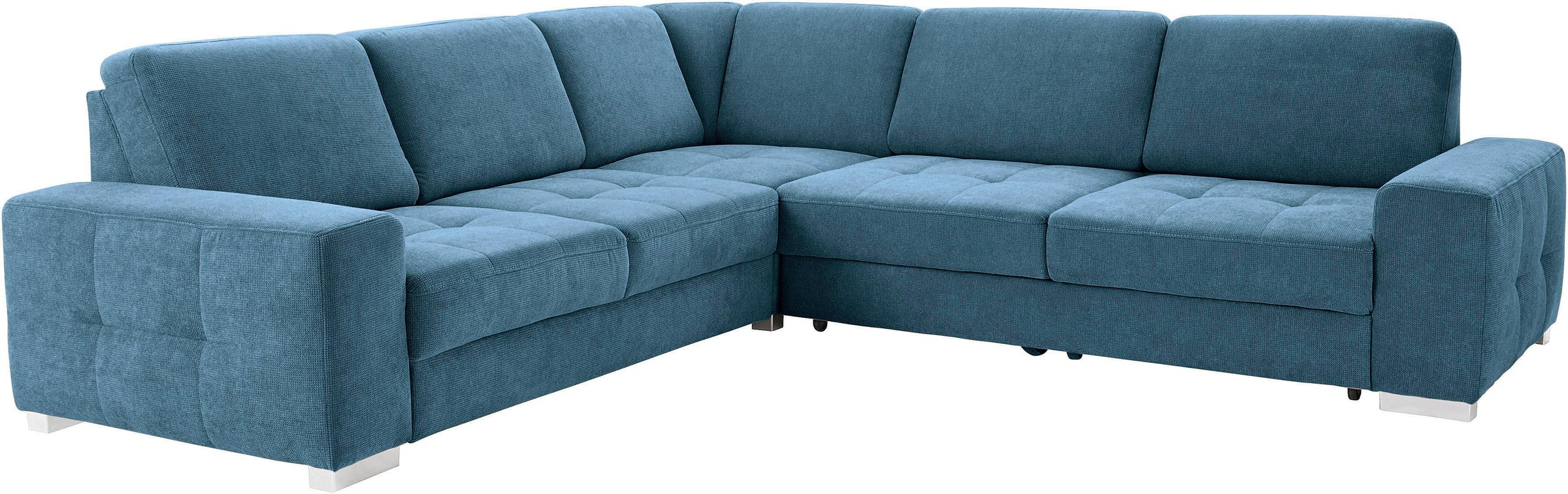 sit&more Ecksofa »Santorini L-Form«, mit Federkern und Sitztiefenverstellung, wahlweise mit Bettfunktion