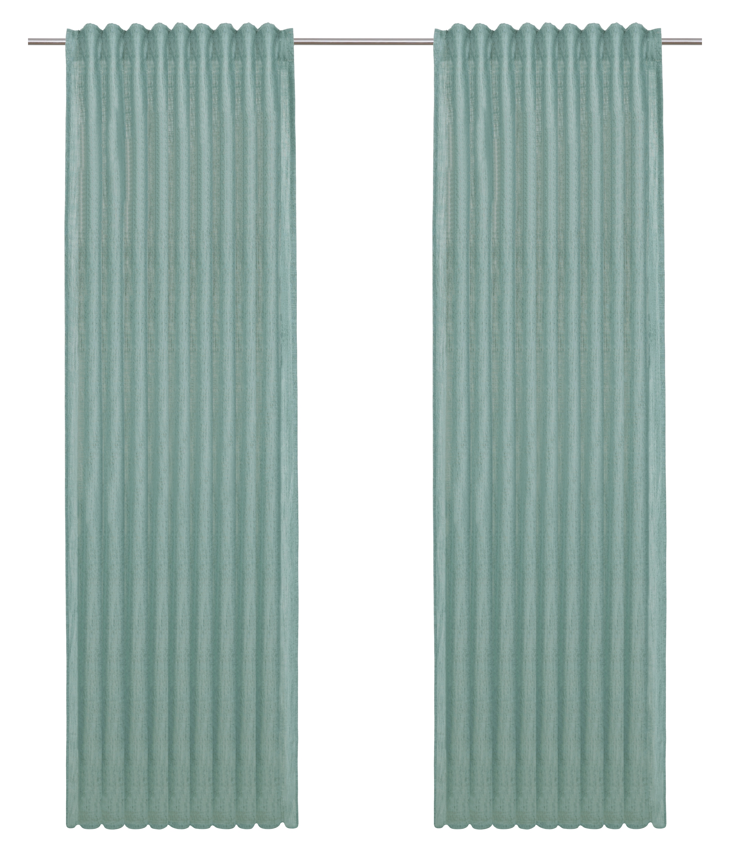Bruno Banani Gardine »Jaden«, (1 St.), modern, Farbverlauf, zeitloser Schal, Leinenoptik