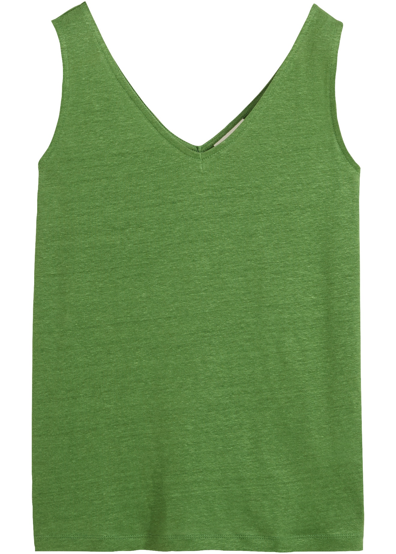bonprix Tanktop aus Leinen, ärmelloses Design, strukturierte Oberfläche, atmungsaktiv