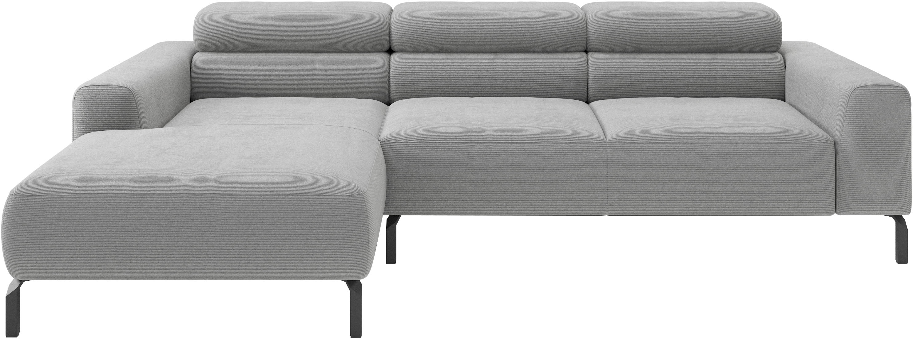 Home affaire Ecksofa "Ecksofa, L-Form, incl. Kopfteilverstellung, Breite 258 cm" wahlweise elektrische Sitztiefenverstellung