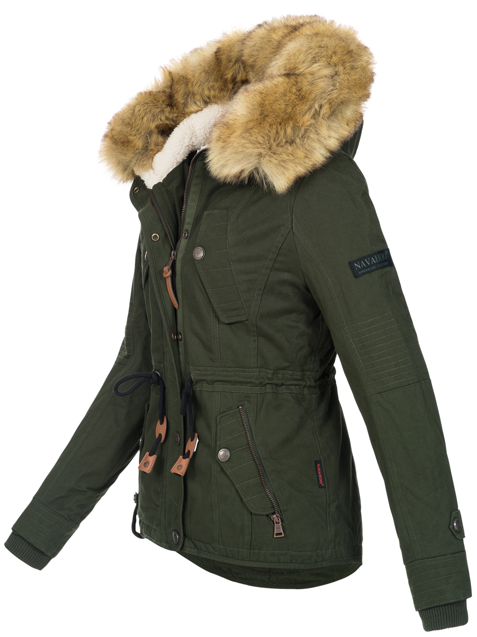 Thumbnail - Navahoo Winterjacke "Pearl", mit warmem Teddyfell