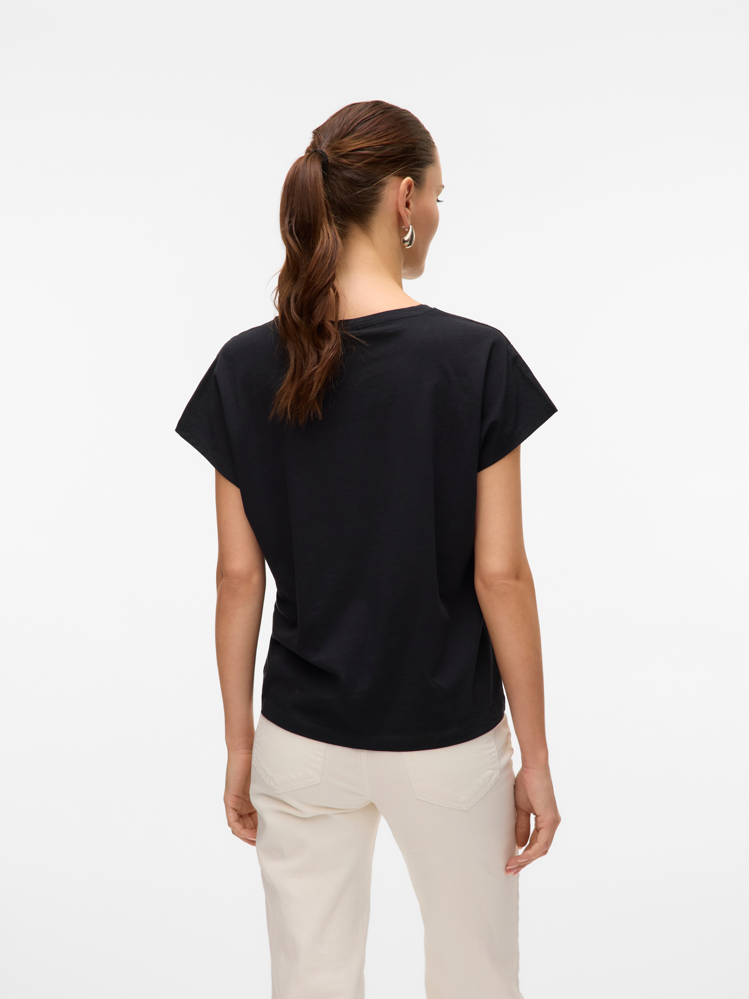 Vero Moda Kurzarmshirt »VMEMMY SS LACE TAPE TOP JRS GA NOOS«
