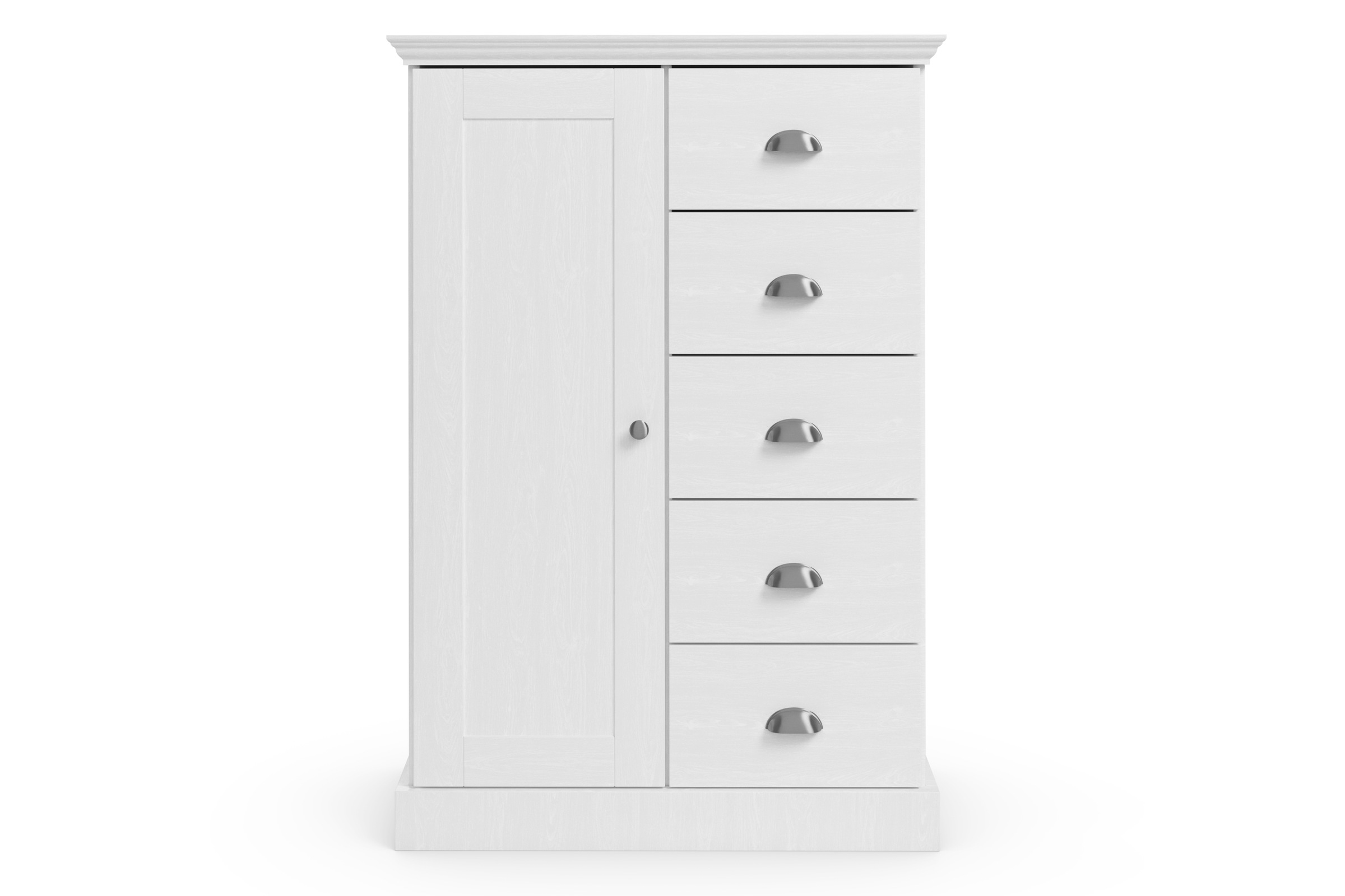 Thumbnail - OTTO home Kommode "Motala" 5 Schubladen und 2 verstellbare Einlegeböden, Breite 75cm, Höhe 110cm