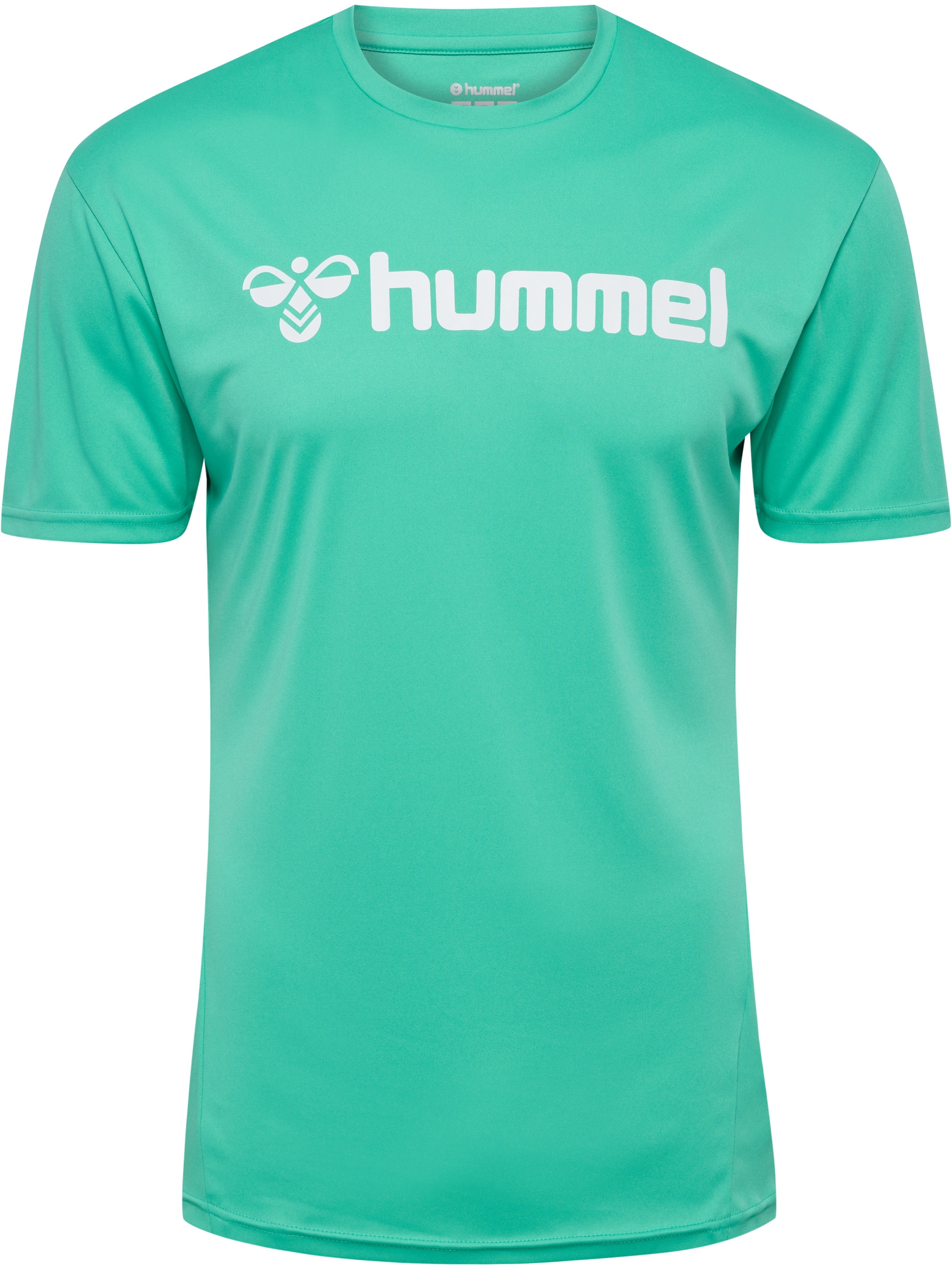 hummel Trainingsshirt "hmlLOGO JERSEY S/S" mit Rundhalsausschnitt, Kurzarm-Design, schnell trocknend