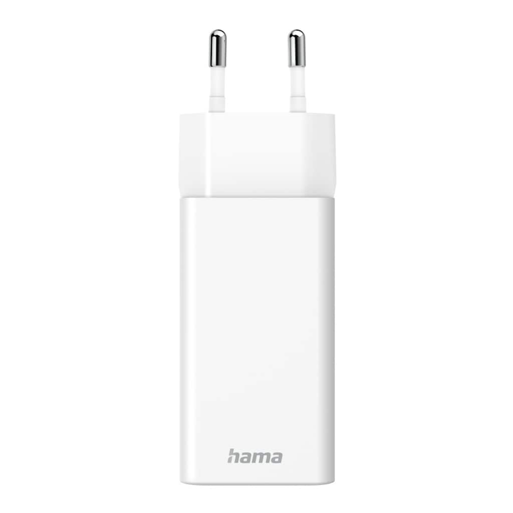 Hama USB-Ladegerät »Dual USB-Netzteil 38W, QC 3.0 + USB-C PD, Fast Charge Schnellladegerät«