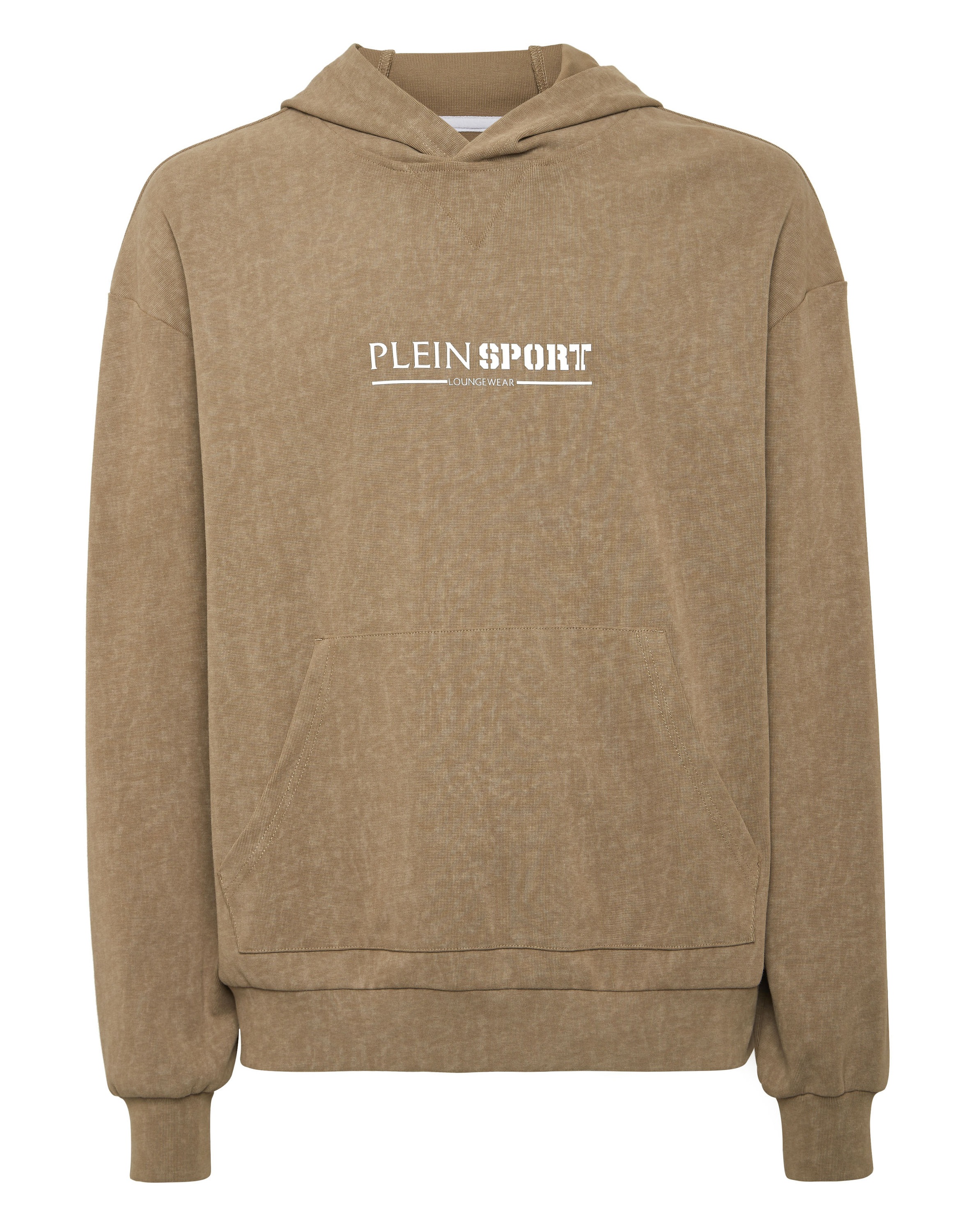 PLEIN SPORT Jungen Sweatshirt "Hoodie"65, military, Gr. M, Obermaterial: 60% Baumwolle, 38% Polyester, 2% Elasthan, Sweatshirts