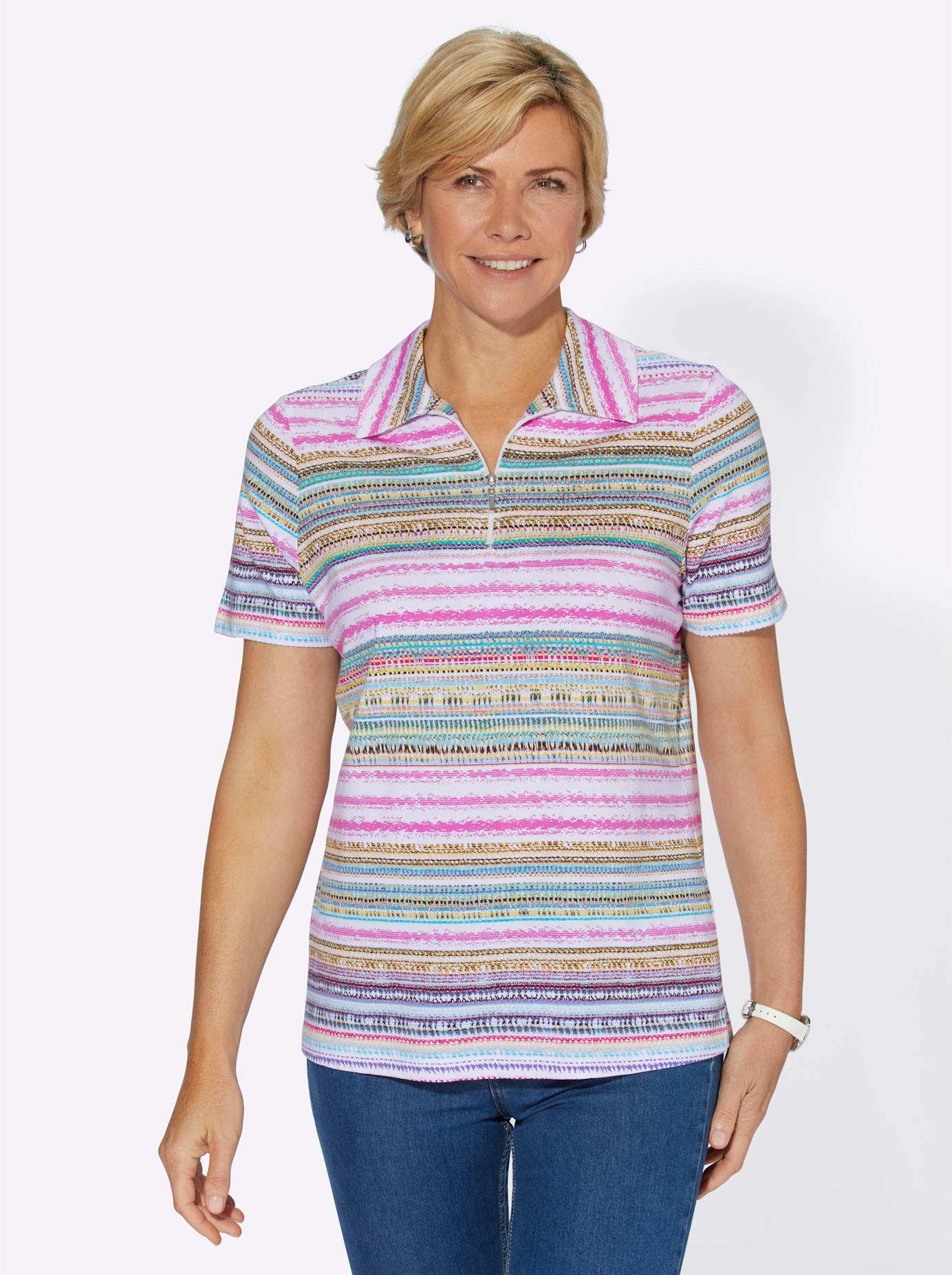 Casual Looks Poloshirt "Shirt" 1 Stk. tlg. günstig online kaufen