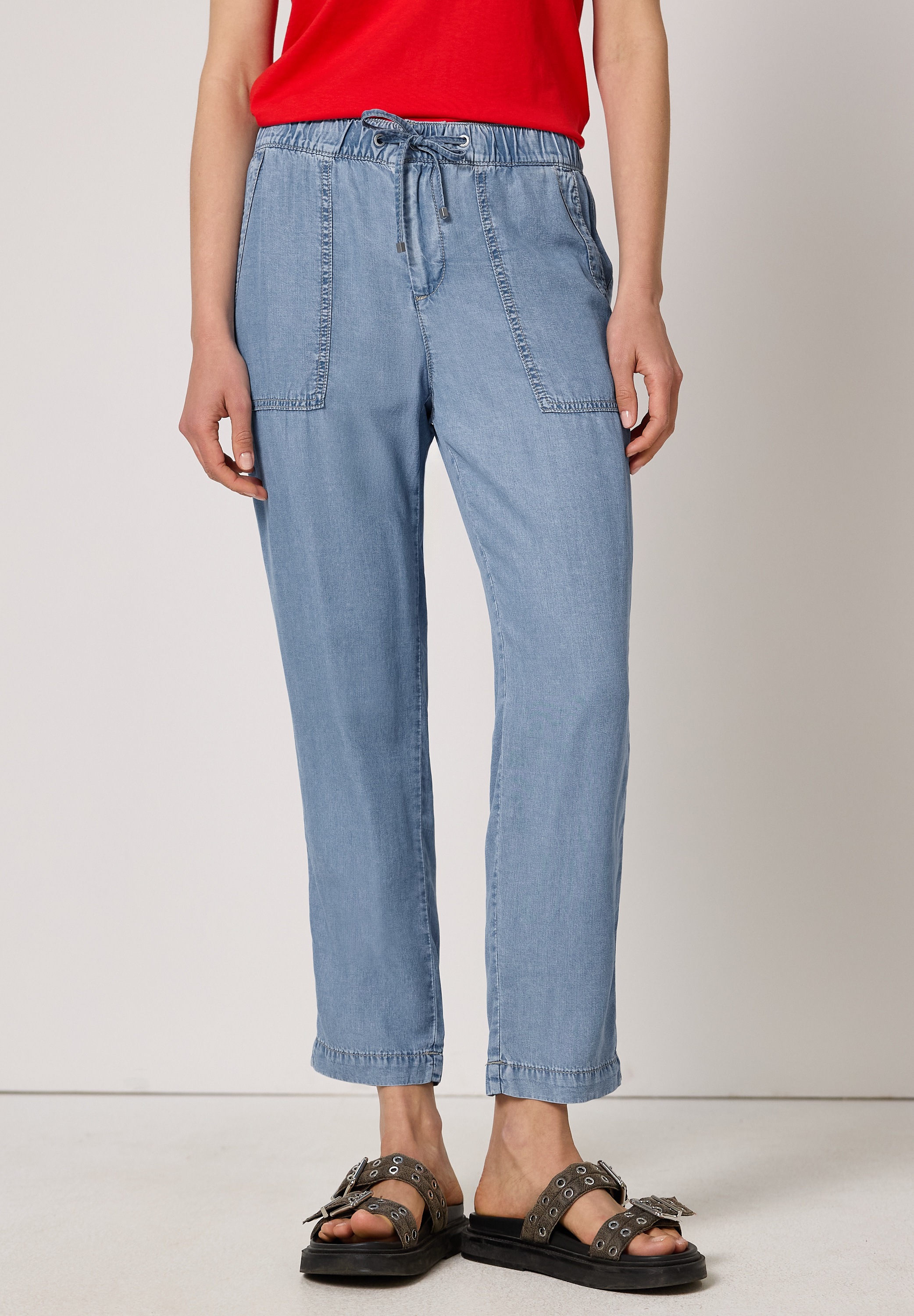 STREET ONE STUDIO Jogger Pants aus Lyocell