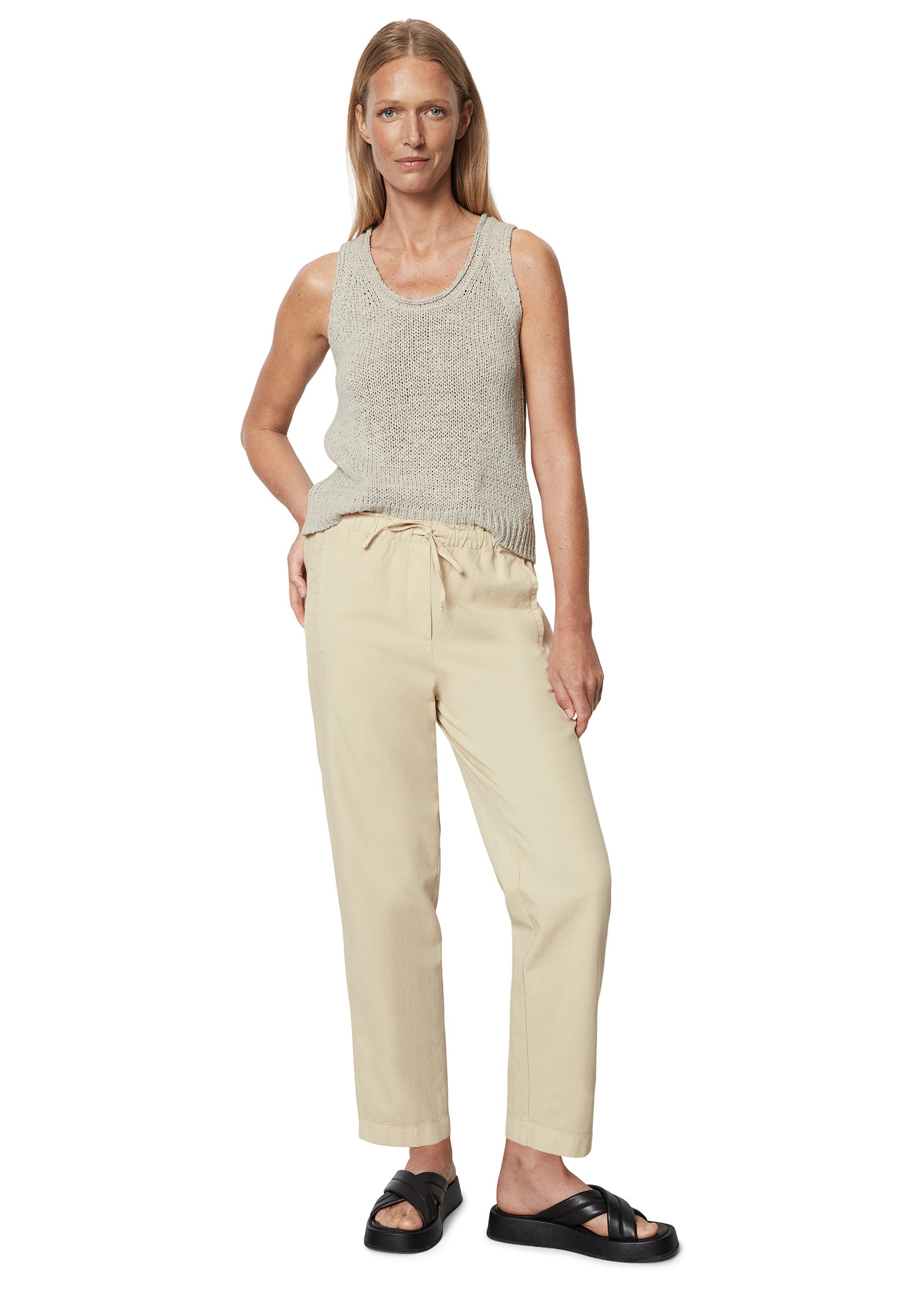 Marc O'Polo Chinohose »aus Organic-Cotton-Leinen-Mix«