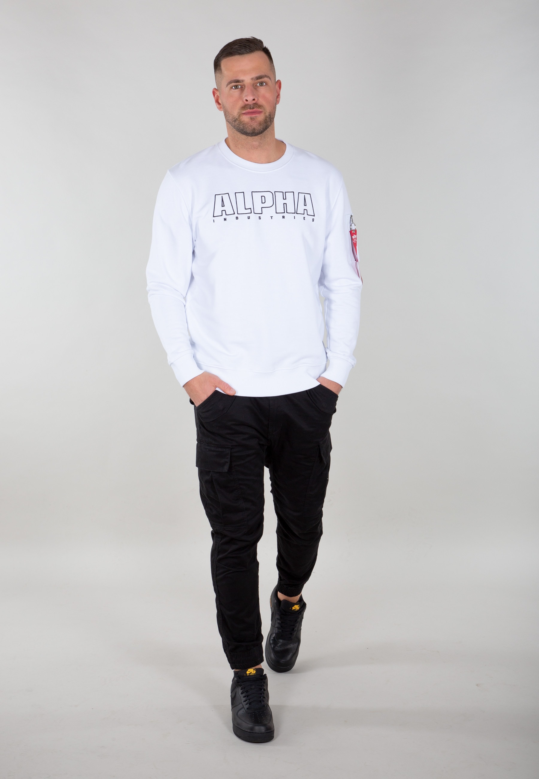 Alpha Industries Sweater »Alpha Industries Men - Sweatshirts Alpha Embroidery Sweater«