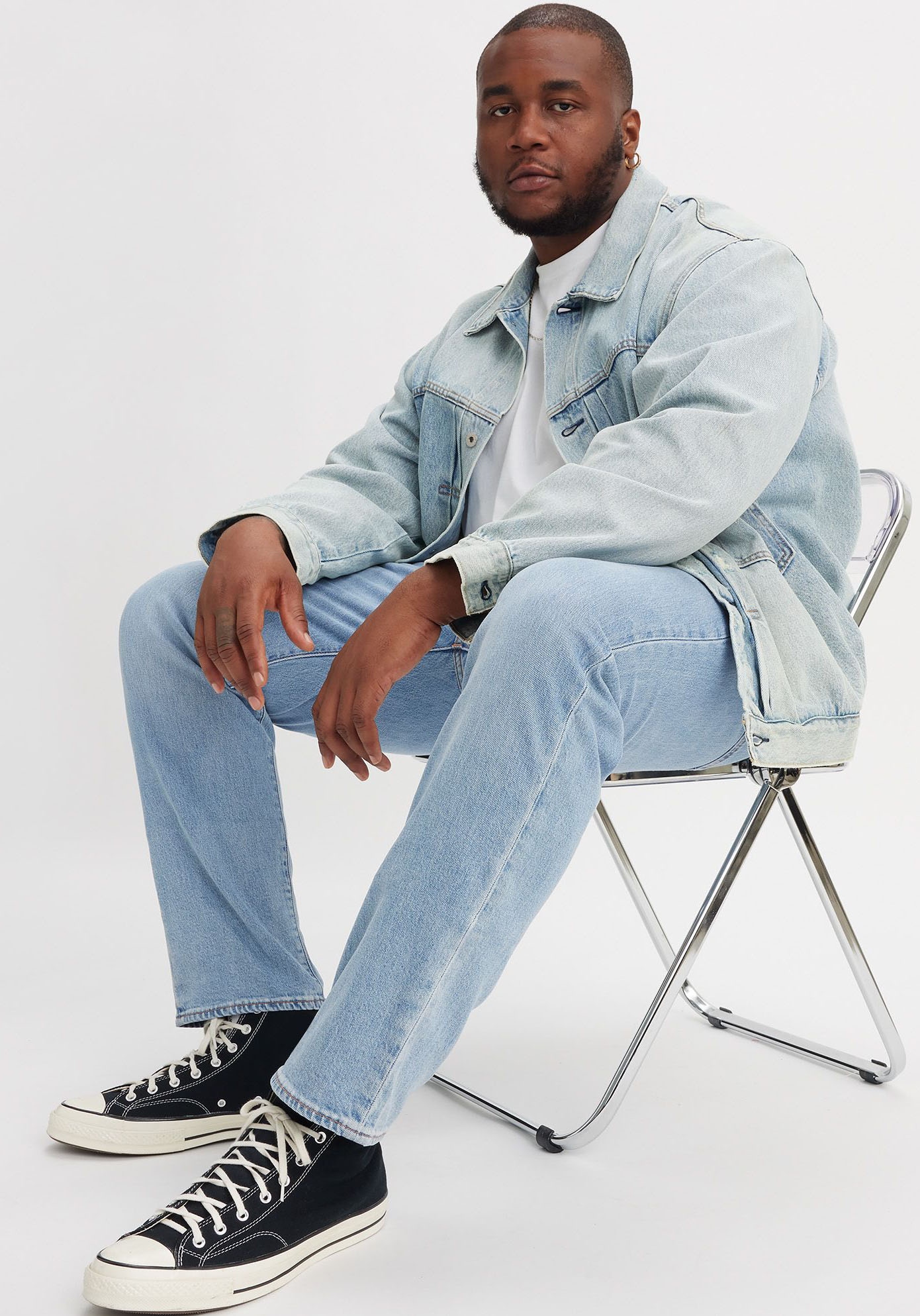 Levi's® Plus Tapered-fit-Jeans »512« in authentischer Waschung