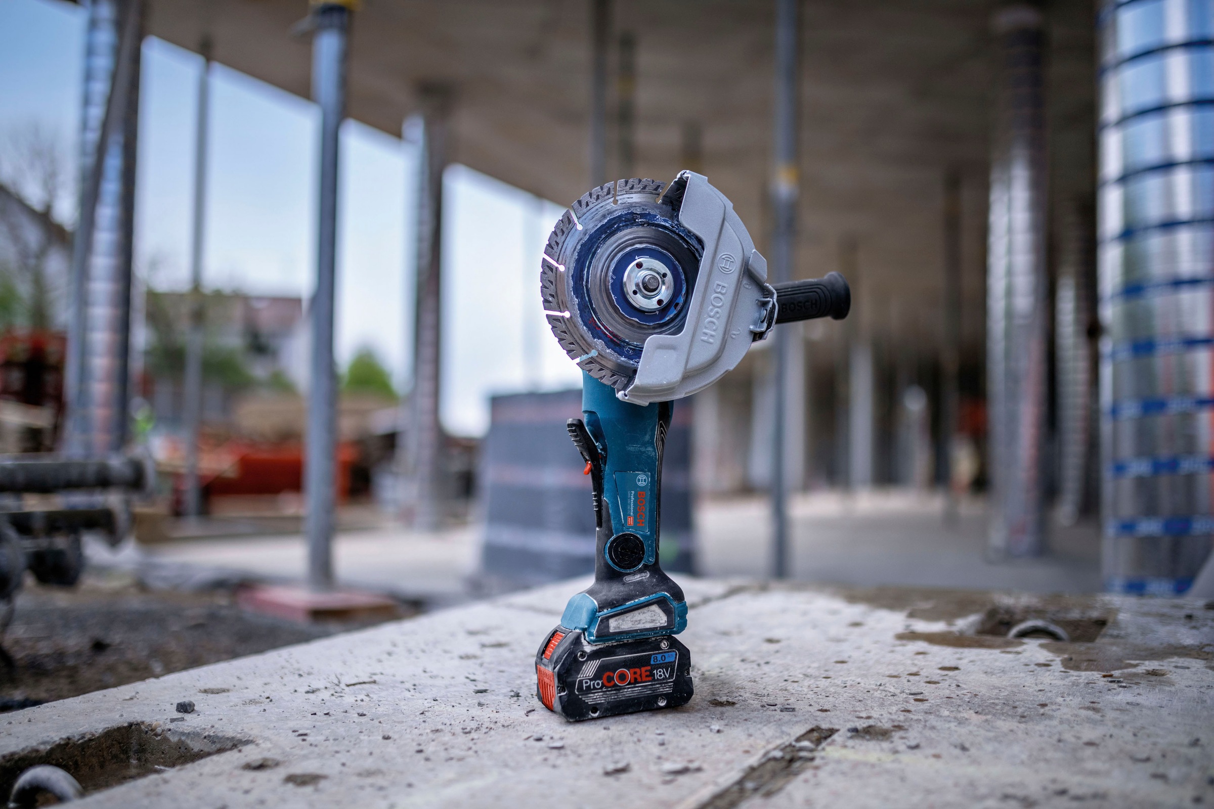 Bosch Professional Akku-Winkelschleifer »GWS 18V-180 PC«, ohne Akku, ohne Ladegerät