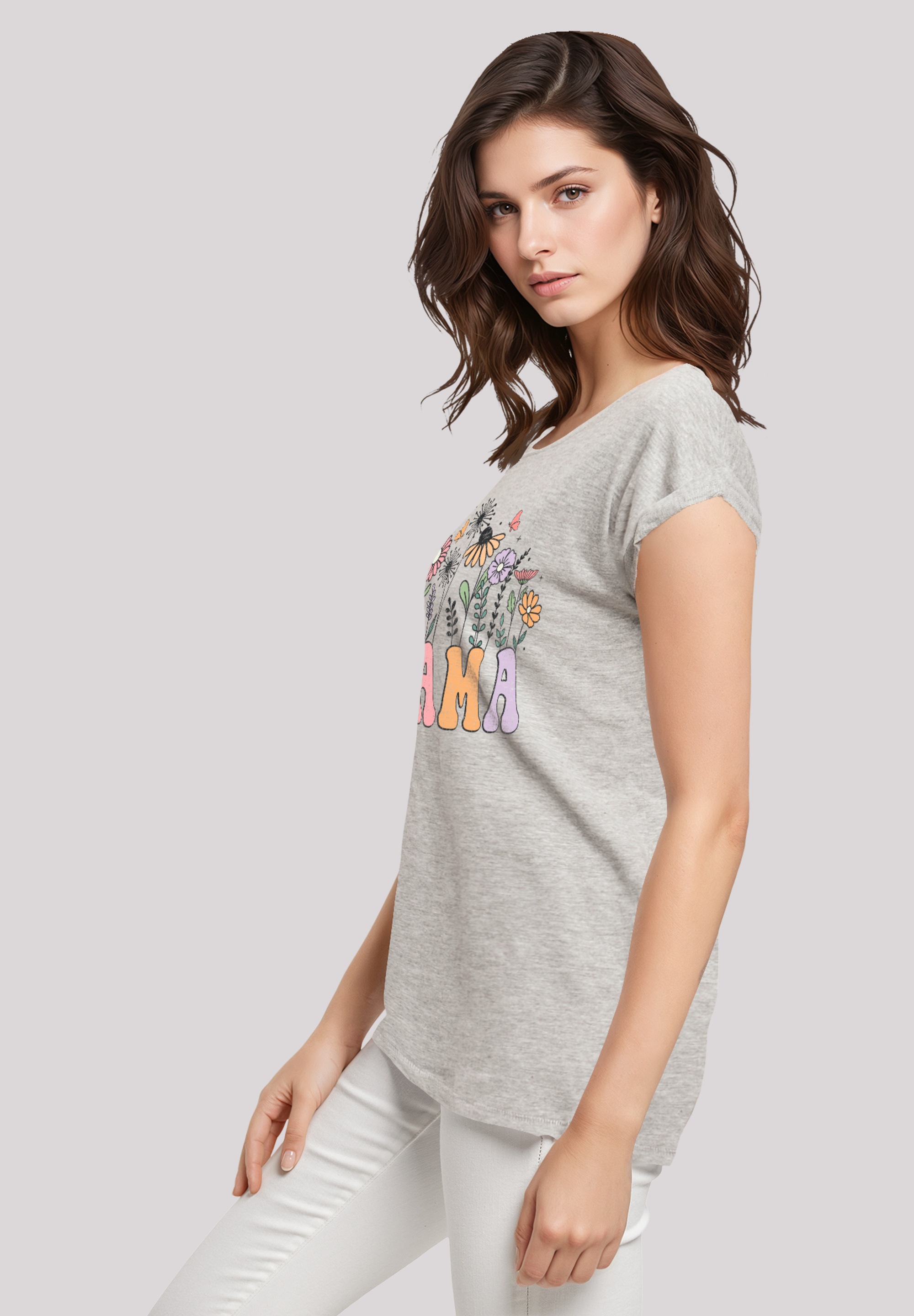 F4NT4STIC T-Shirt »Muttertags Blumen Mama«, Premium Qualität