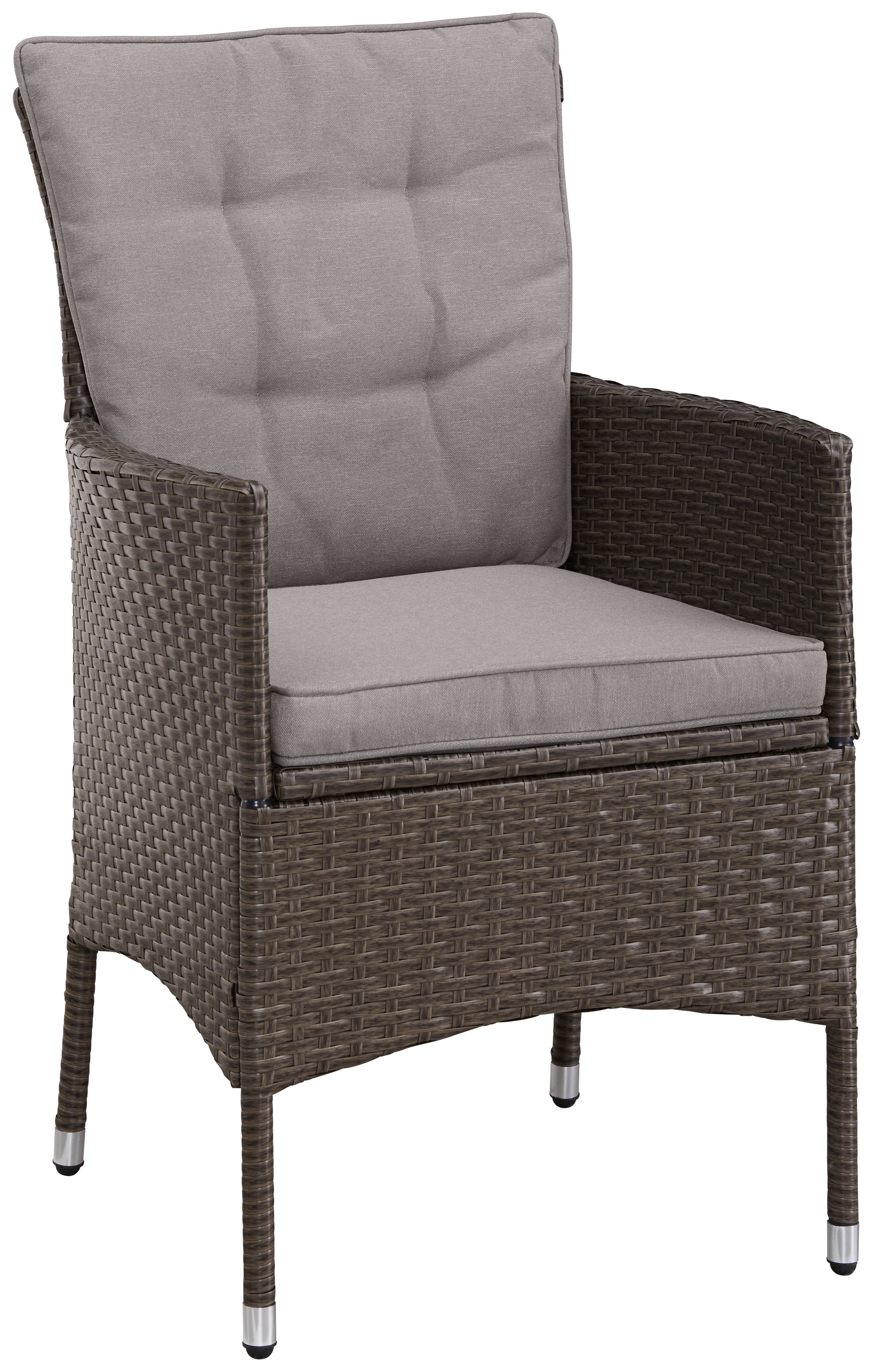 Thumbnail - KONIFERA Garten-Essgruppe "Balkonset "Mailand"" Set, 2x Sessel, 1x Tisch 112x65 cm, inkl. Auflagen, Polyrattan, 7 Stk. t...