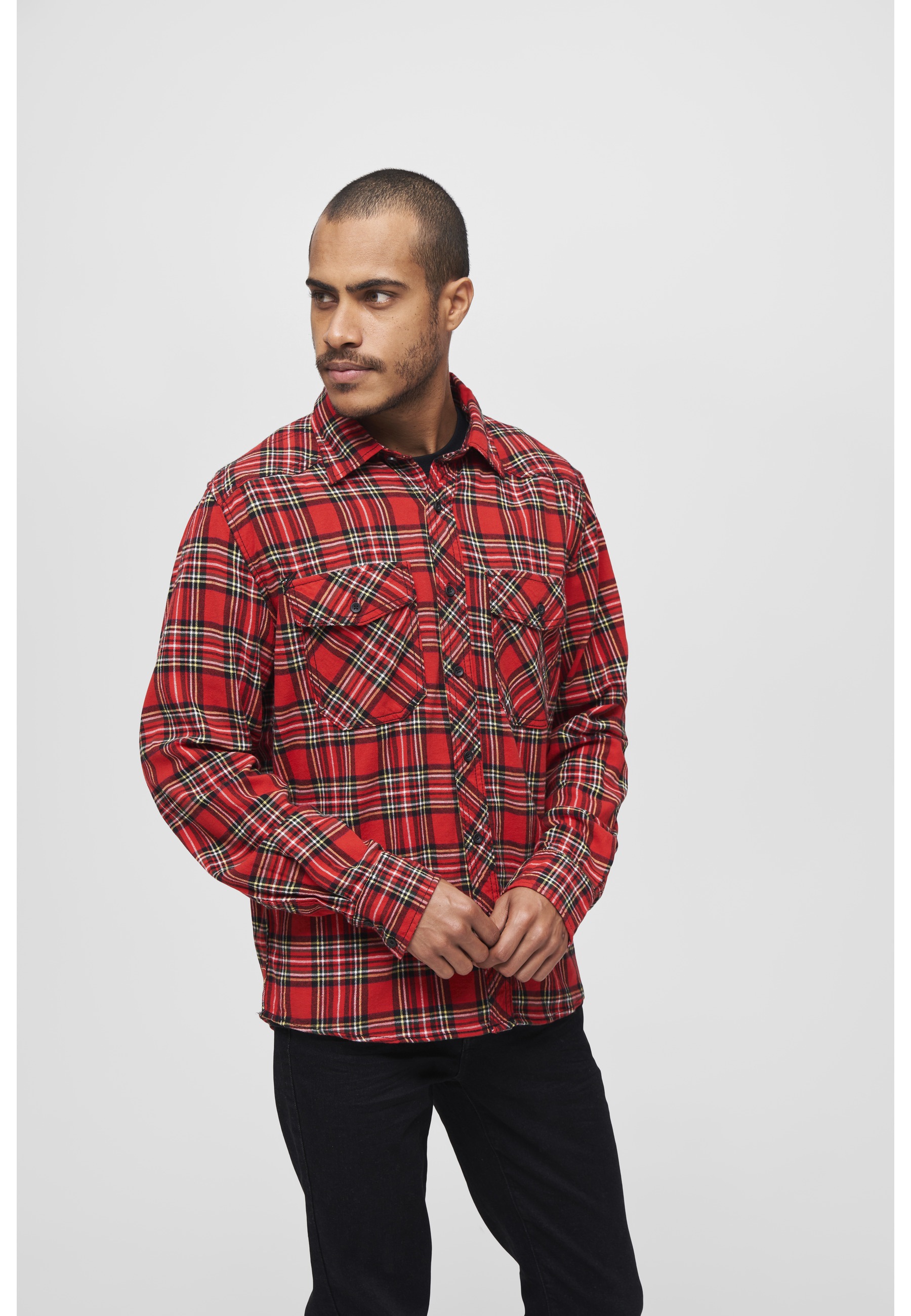 Brandit Langarmhemd "Brandit Herren Checked Shirt" 1 günstig online kaufen