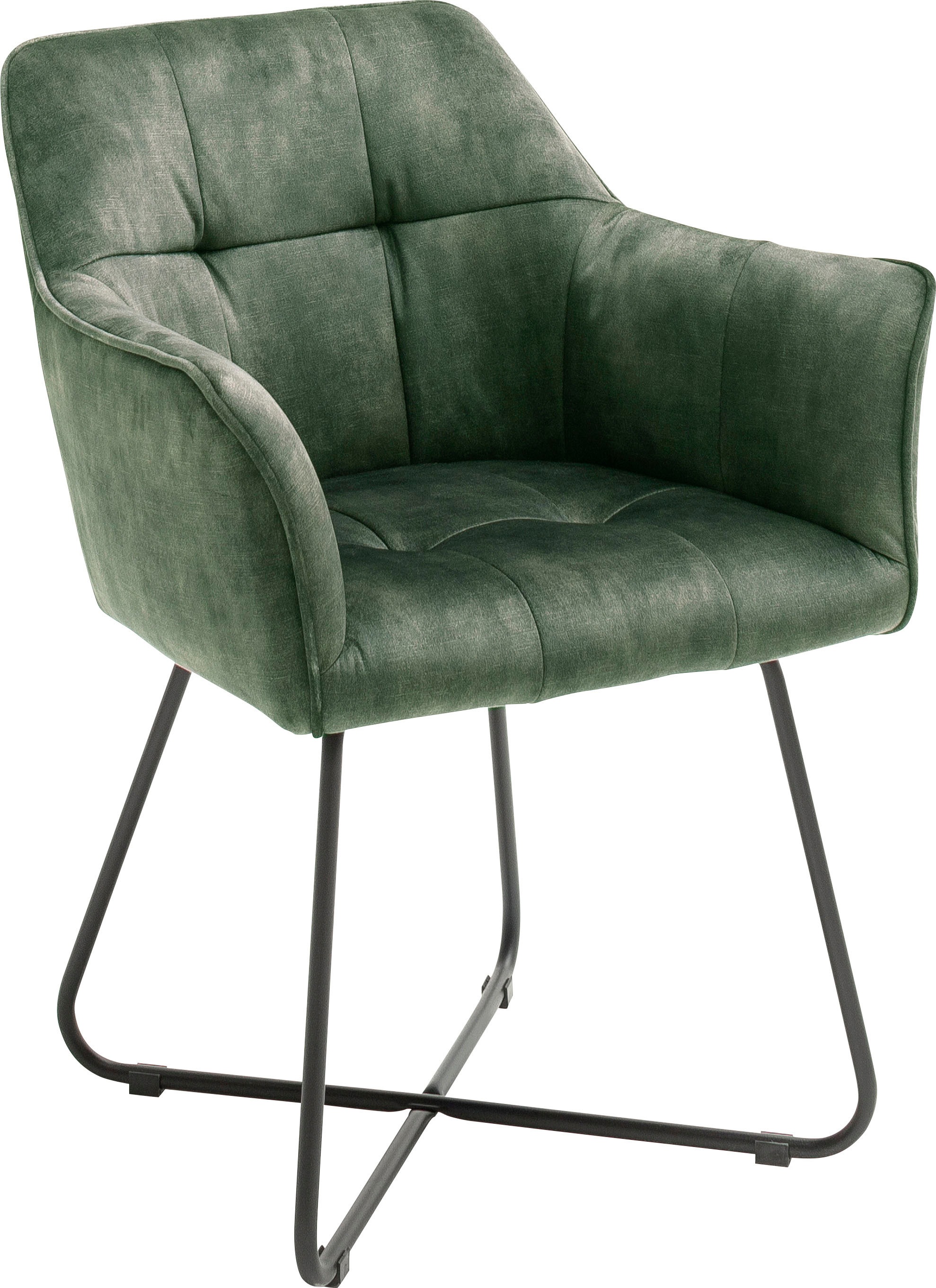 MCA furniture Esszimmerstuhl »Panama«, Veloursoptik Vintage, 120 Kg mit Keder, belastbar bestellen Vintage 2 Stuhl | BAUR bis (Set), St