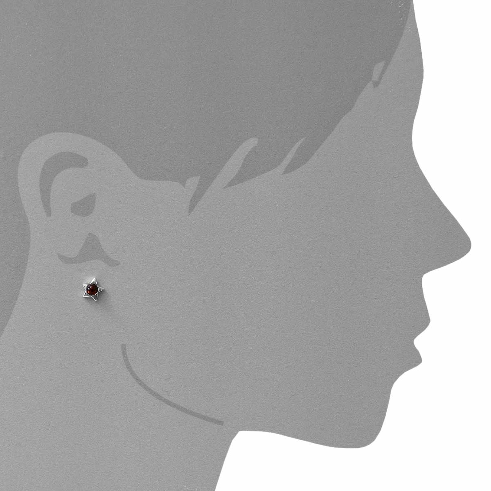 OSTSEE-SCHMUCK Paar Ohrstecker »Ostsee-Schmuck Ohrstecker Stern Ohrstecker Stern«