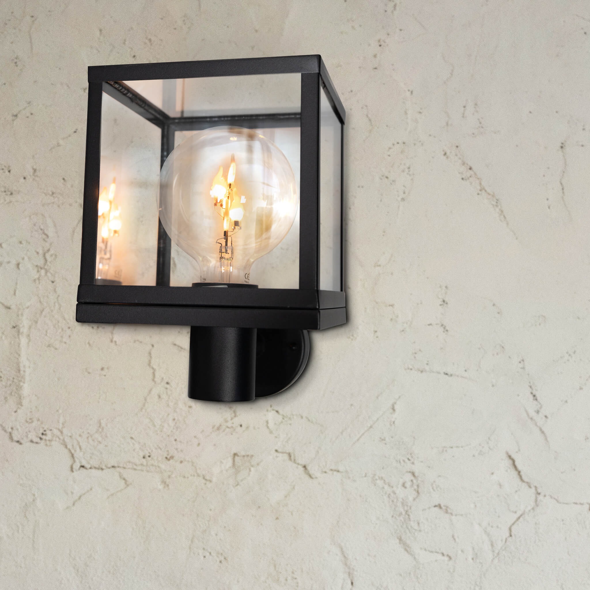 SEGULA Außen-Wandleuchte »Outdoor ANTIQUE up schwarz« E27 1 Stk. Klassisches Laternen-Design,
Aluminium/PC, schwarz, ohne Leuchtmittel