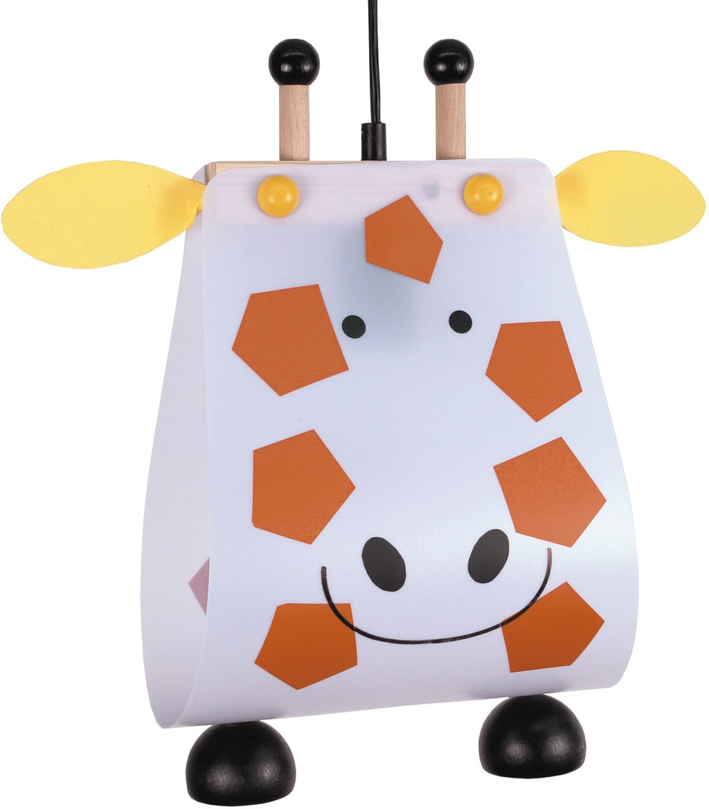 NIERMANN Hängeleuchte "Giraffe, Kinderlampe", 1, H: 20cm, 1 Stk., braun, Kinderzimmer, Leuchten, Pendelleuchte Giraffe, Kinderzimmer