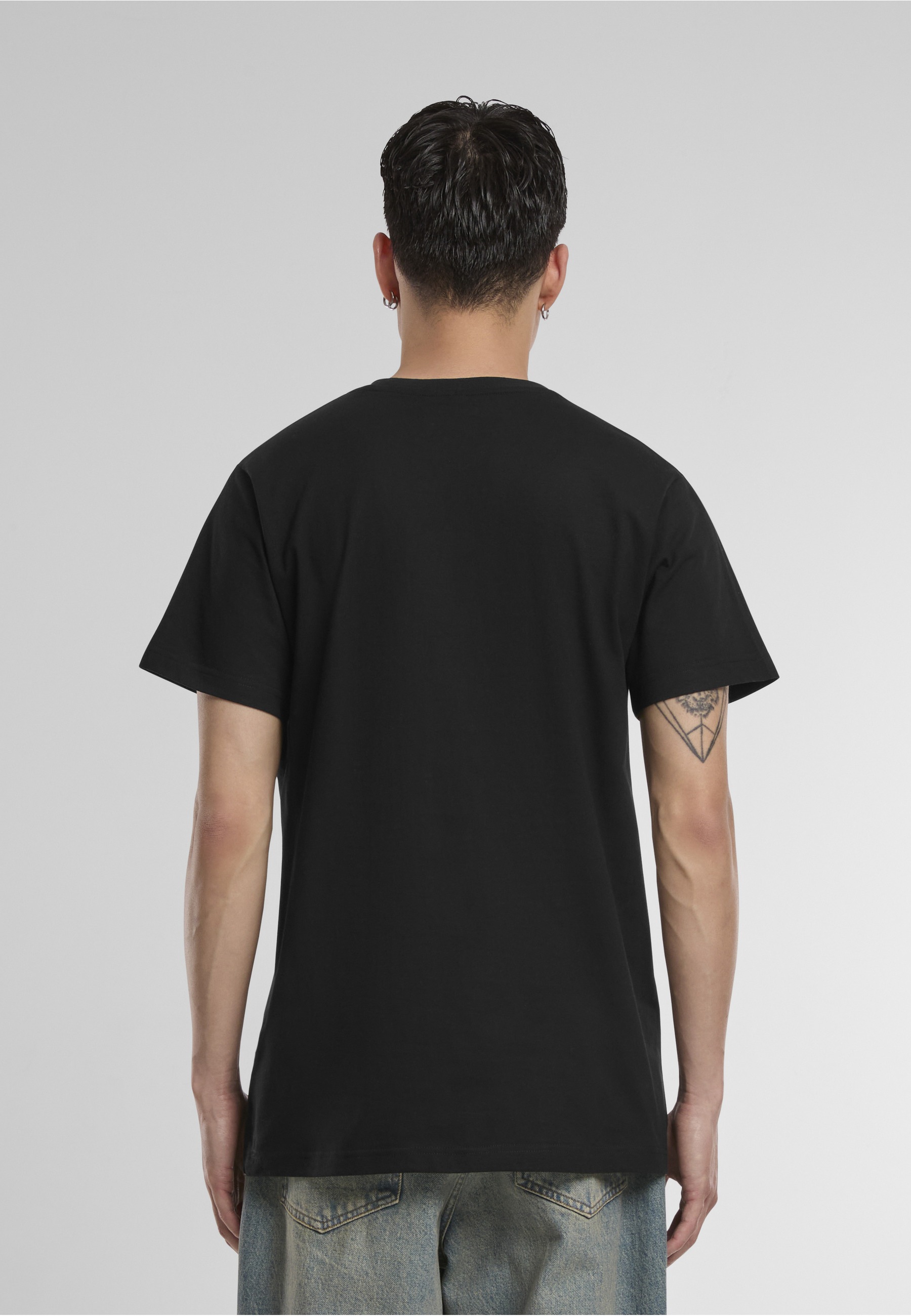 MisterTee T-Shirt »MisterTee Herren Half Face Tee« 1 Stk.