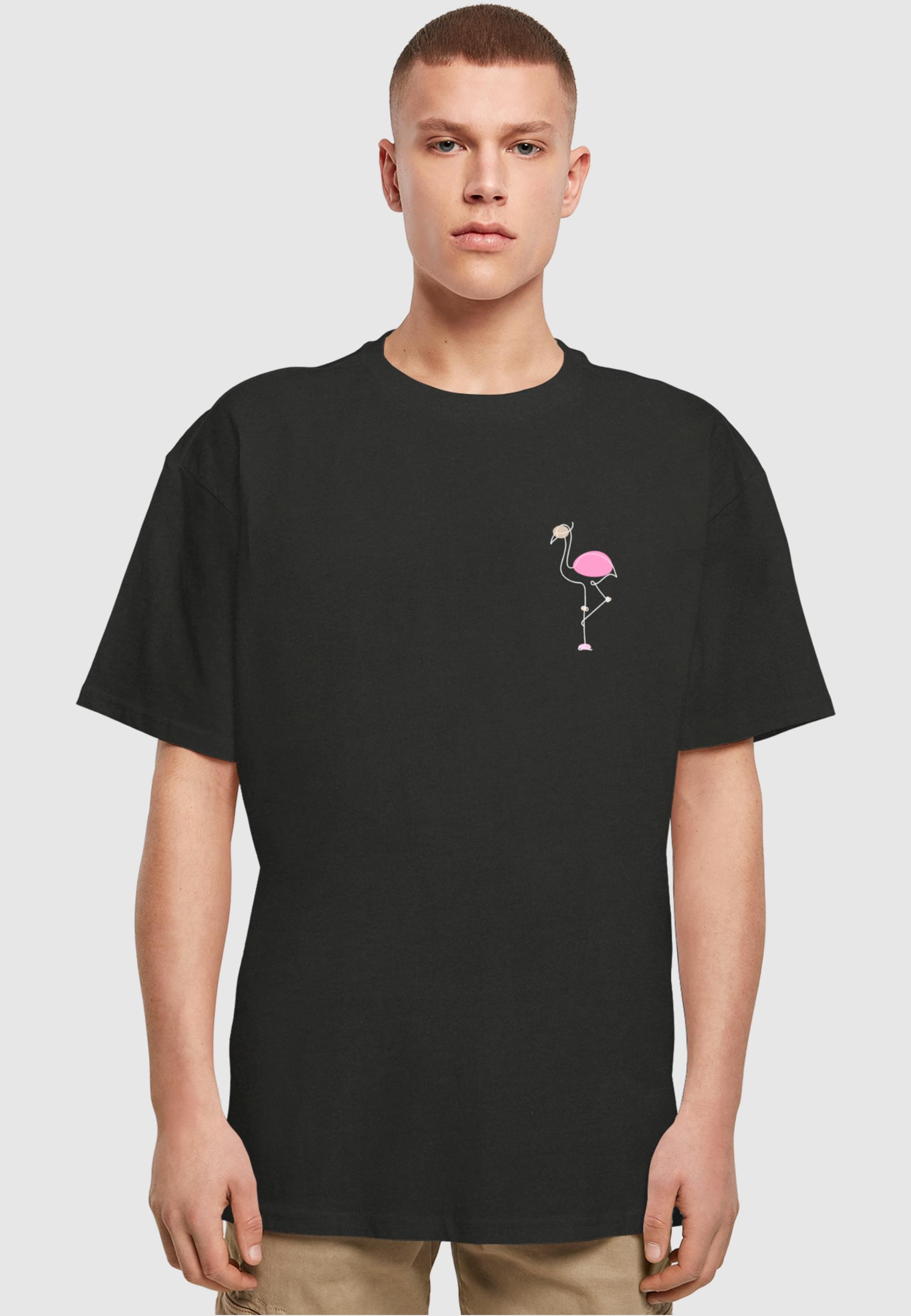 Thumbnail - Merchcode T-Shirt "Merchcode Herren Flamingo Heavy Oversize Tee", (1 tlg.)