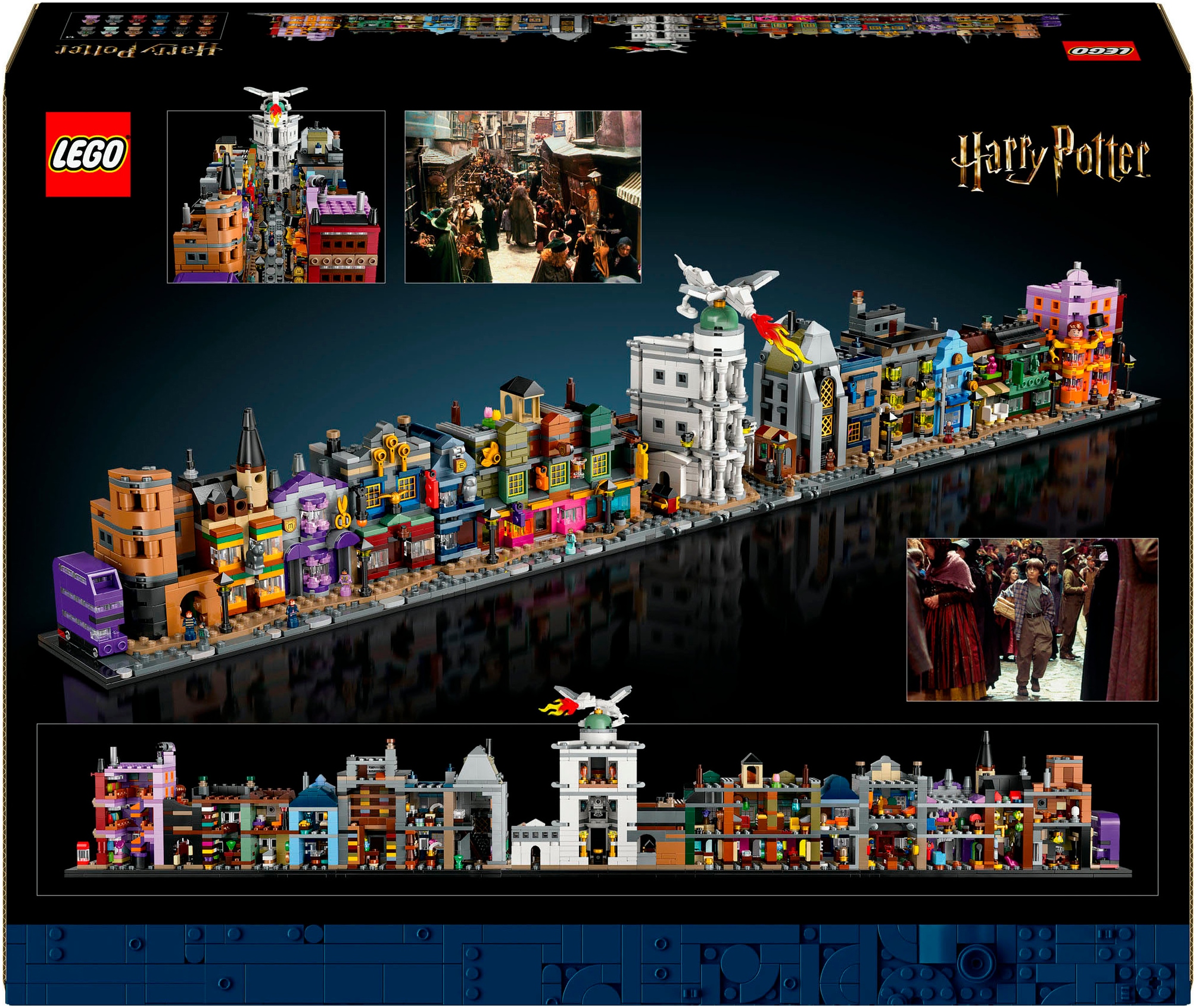 LEGO® Konstruktionsspielsteine »Die Zauberläden der Winkelgasse™ (76444), LEGO Harry Potter«, (2750 St.), Made in Europe