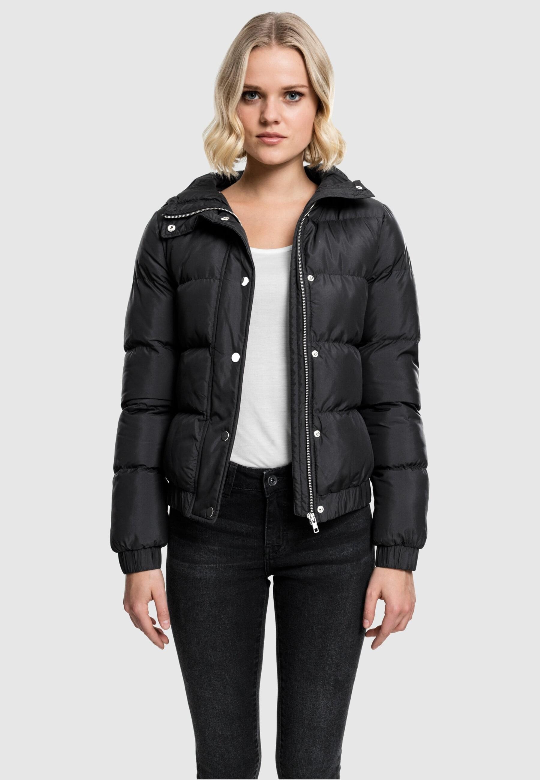 URBAN CLASSICS Winterjacke »Urban Classics Damen Ladies Hooded Puffer Jacket«, (1 St.), mit Kapuze