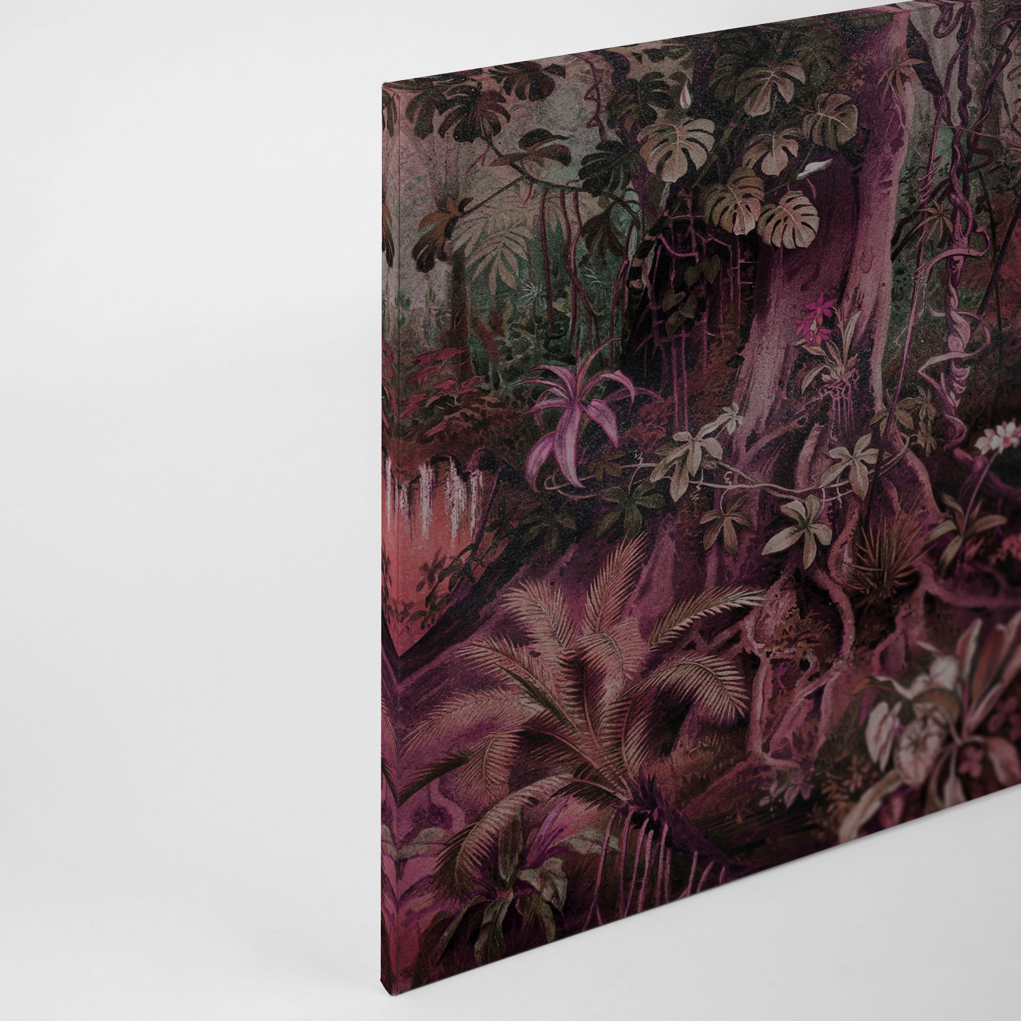 A.S. Création Leinwandbild »jungle«, Kunst-Gemälde-Kinder, (1 St.), Keilrahmen Bild Dschungel Wald Leinwand-Bild Wohnzimmer modern Kinder