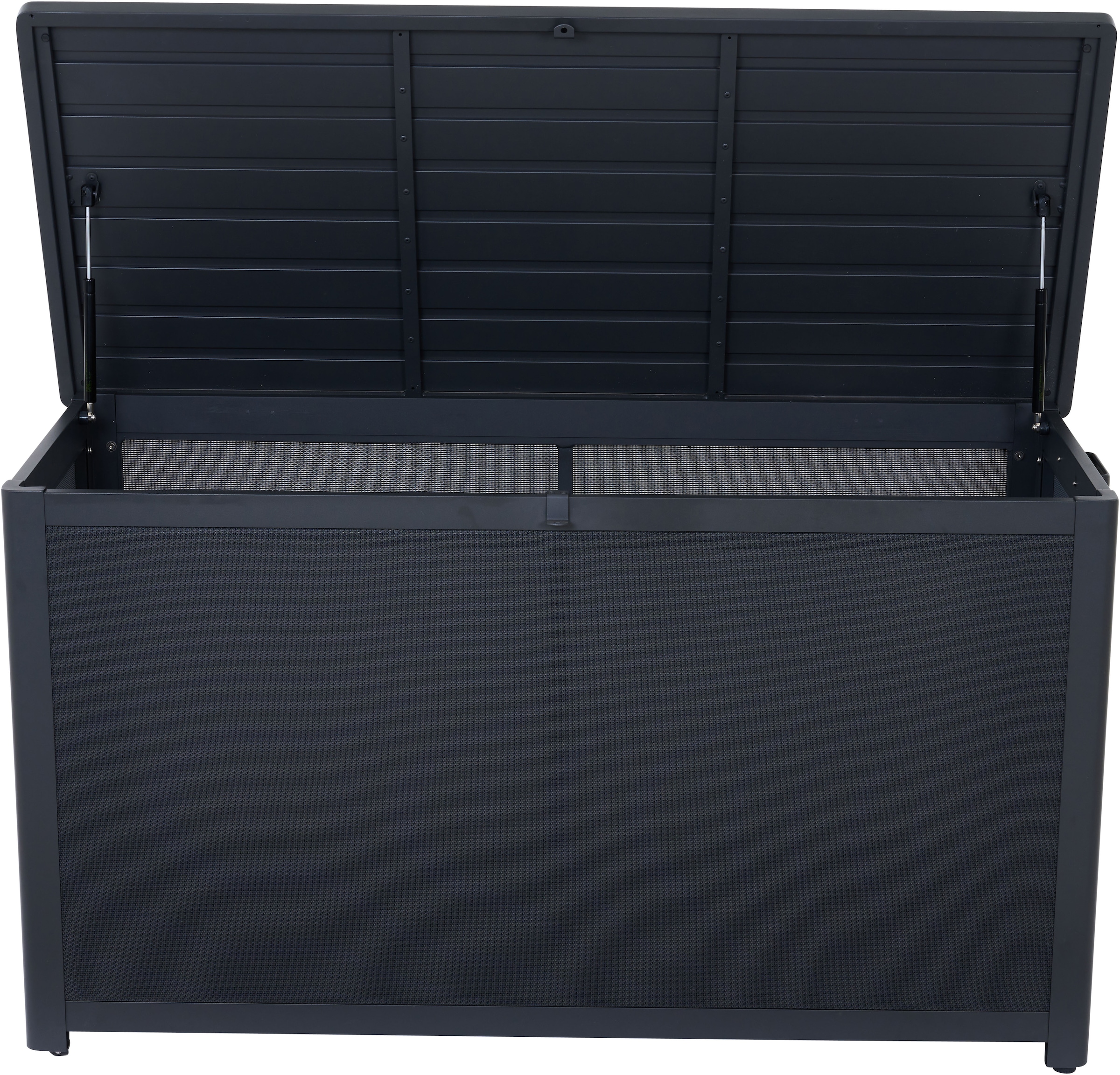 Siena Garden Kissenbox Gestell aus Aluminium, Ranotex® Bezug, 135x59x75cm anthrazit