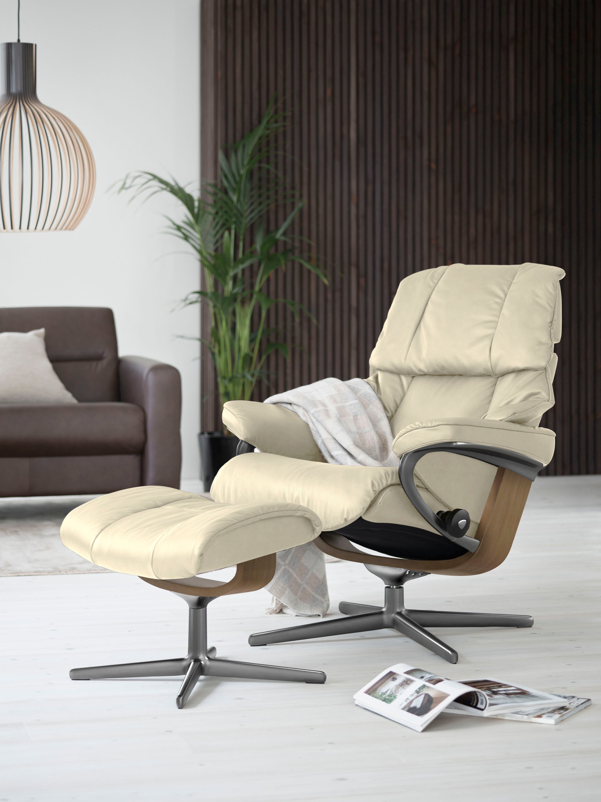 Stressless Relaxsessel "Reno", (Set, Relaxsessel mit Hocker), mit Hocker, m günstig online kaufen