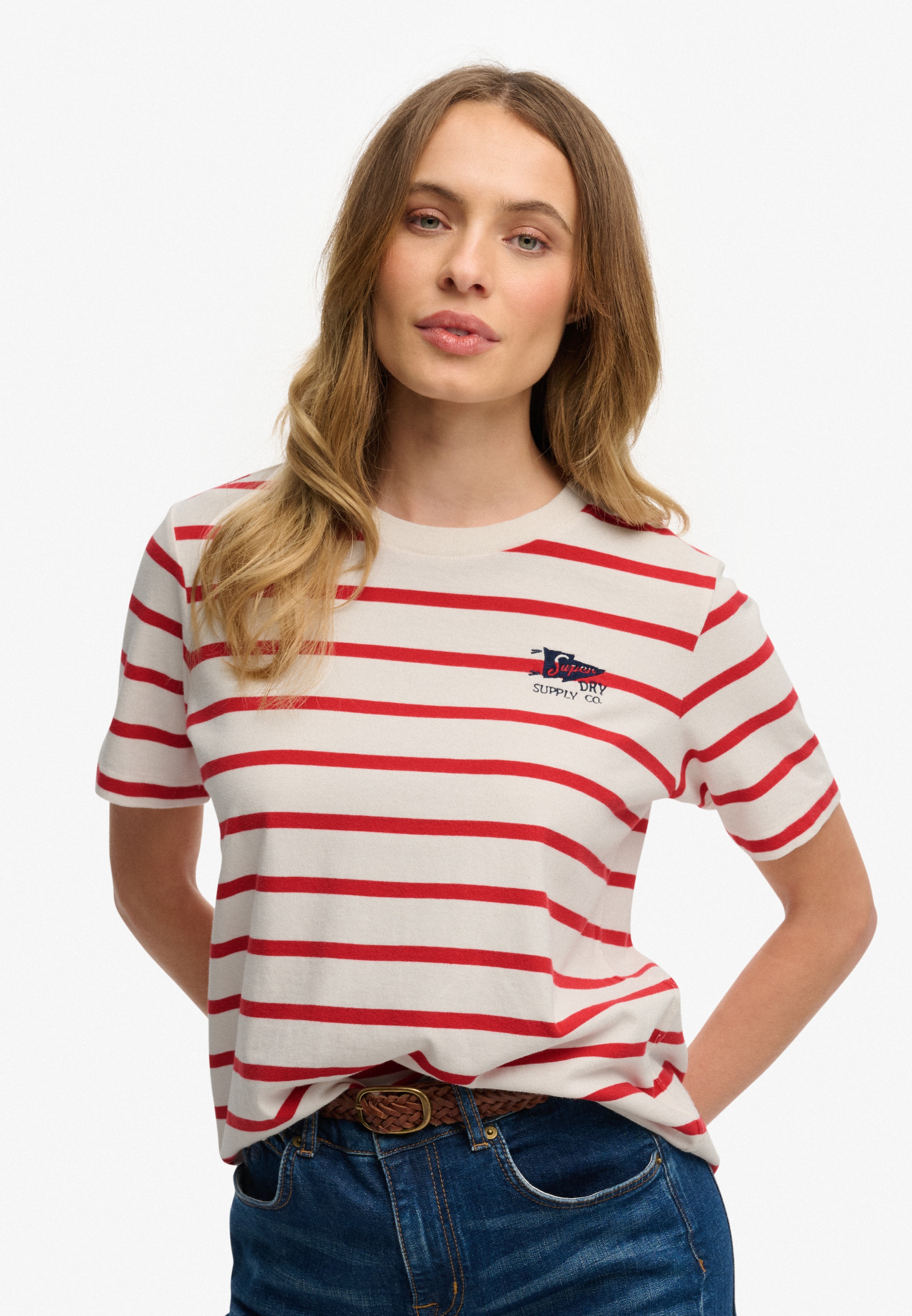 Superdry Kurzarmshirt "Heritage Hamptons Stripe Tee"