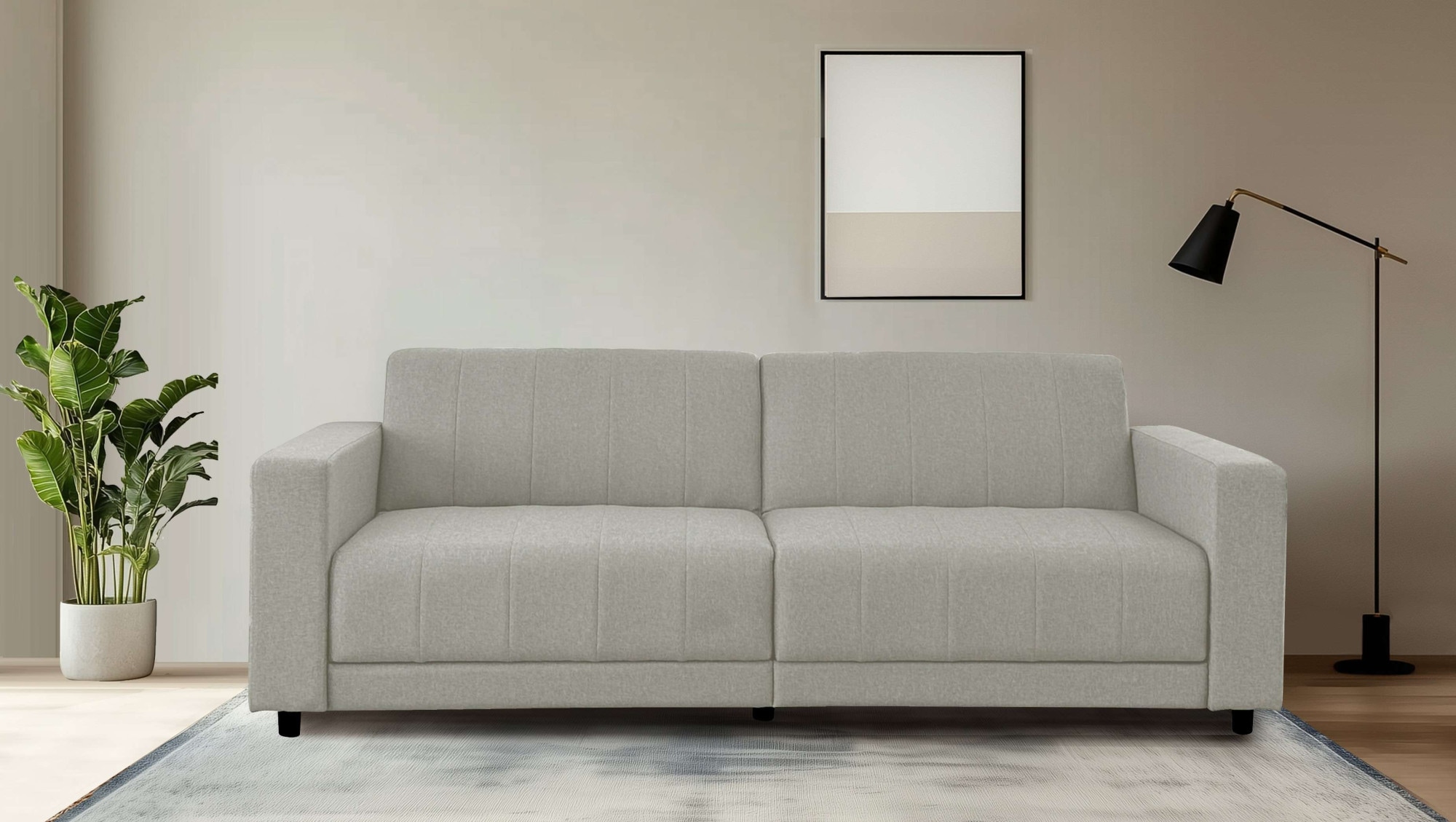 Dorel Home 3-Sitzer "Allie II Schlafsofa 225 cm", Bett-Funktion (108/190cm) günstig online kaufen