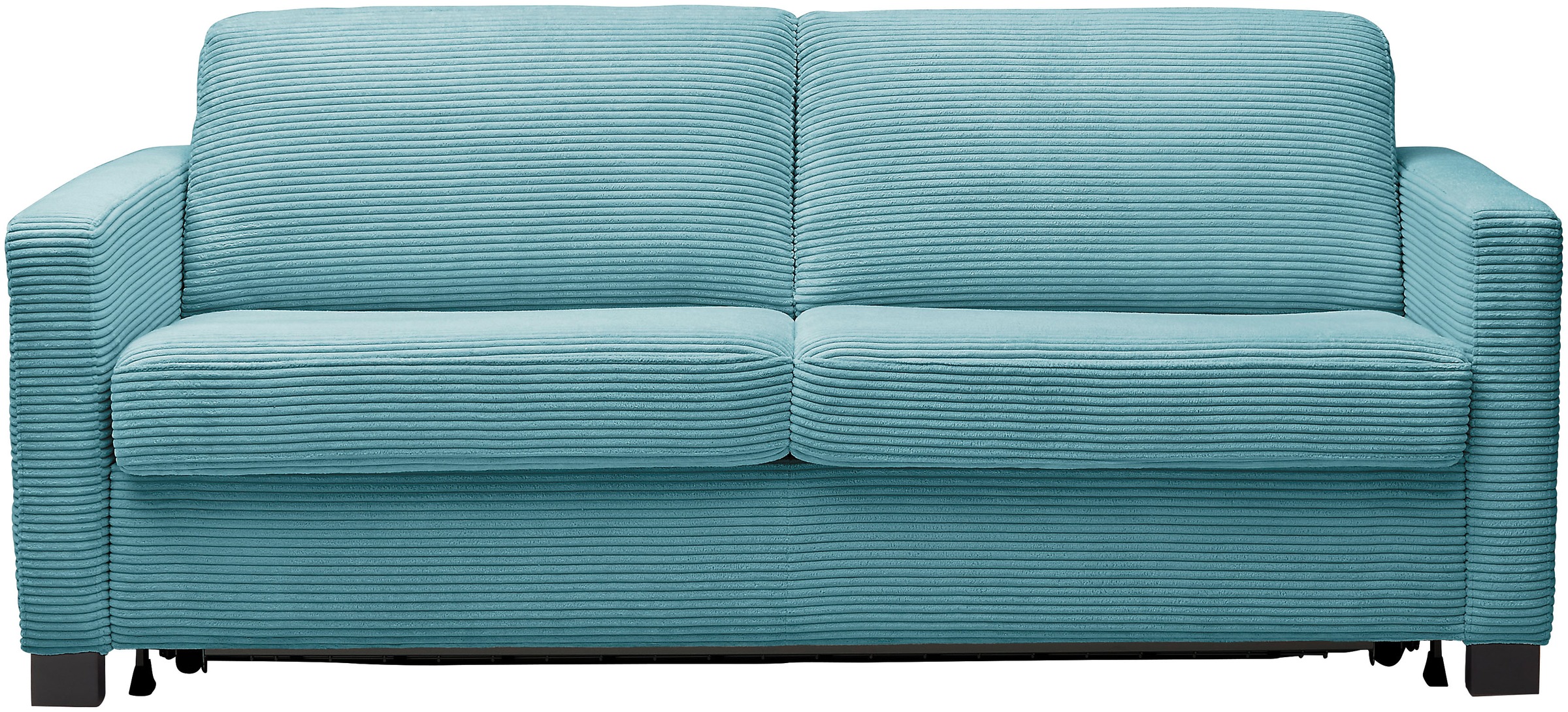 Schlafsofa HOME AFFAIRE, B:166cm H:81cm T:98cmpetrol, 88% Polyester, 12% Polyacryl, Jugendzimmer, Sofas, "Vionelle, 2-Sitzer mit Kaltschaummatratze