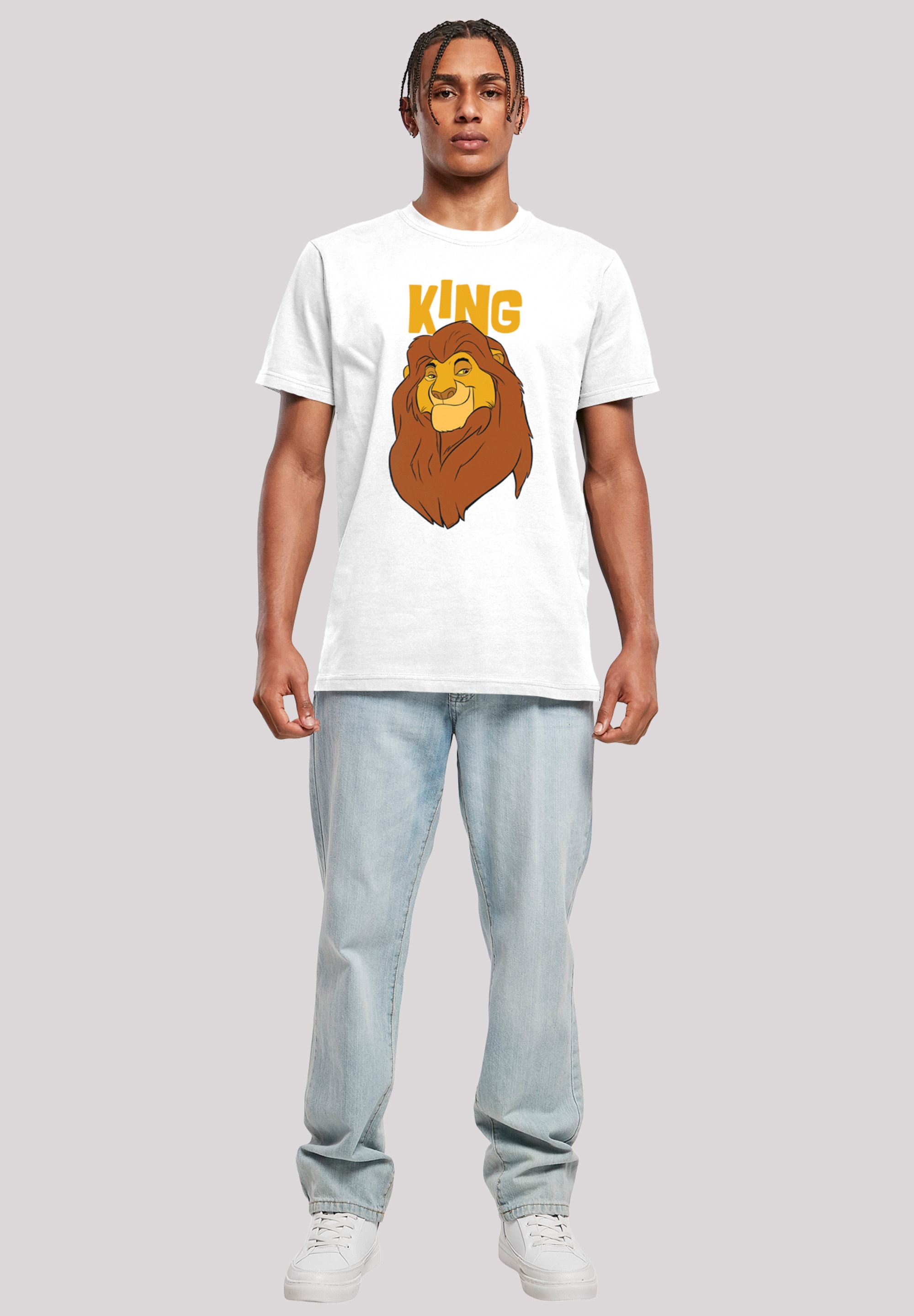 F4NT4STIC T-Shirt »Disney The König der Löwen Mufasa King«, Print