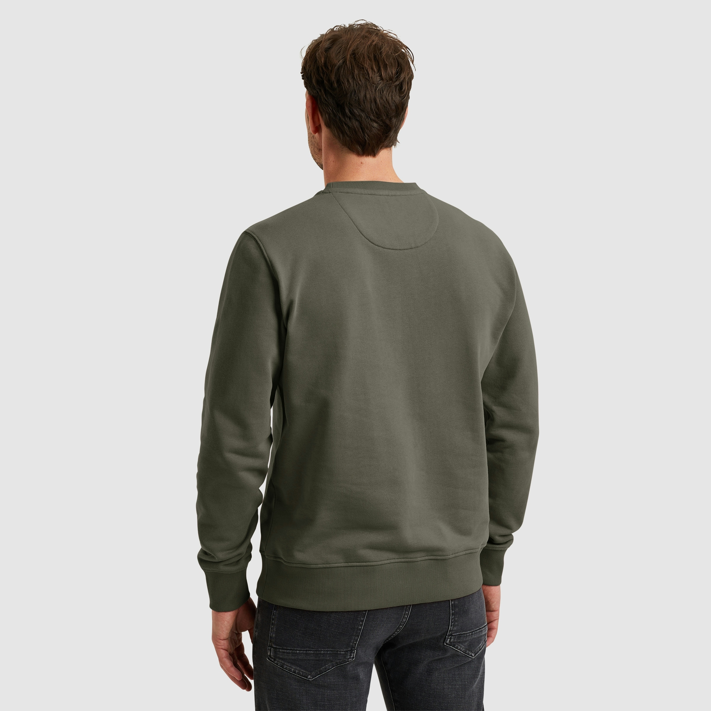PME LEGEND Sweatshirt »Crewneck soft terry with logo«, mit Logo Stickerei