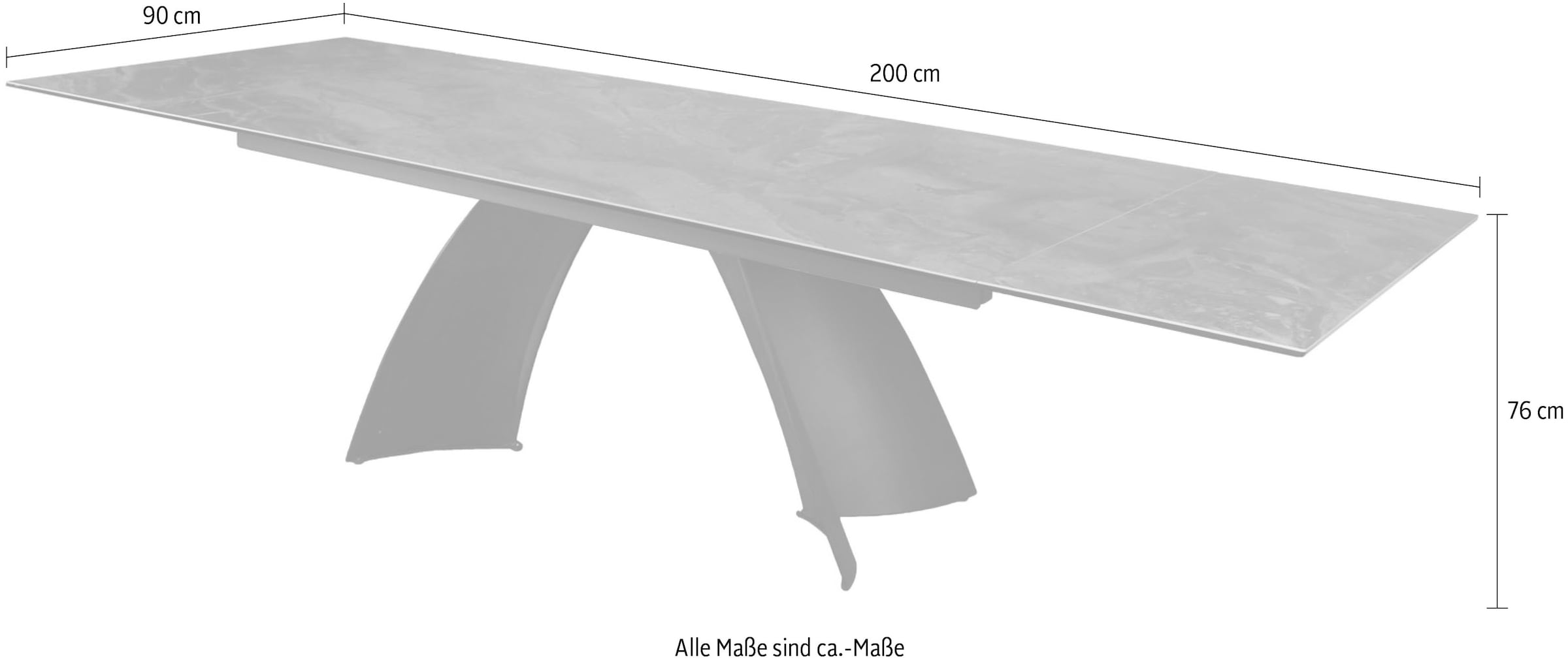 Home affaire Esstisch »Tangularis«, (3 St.), keine