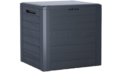 Prosperplast Aufbewahrungsbox »Woodebox«, (1 St.), anthrazit, 140 liter kaufen