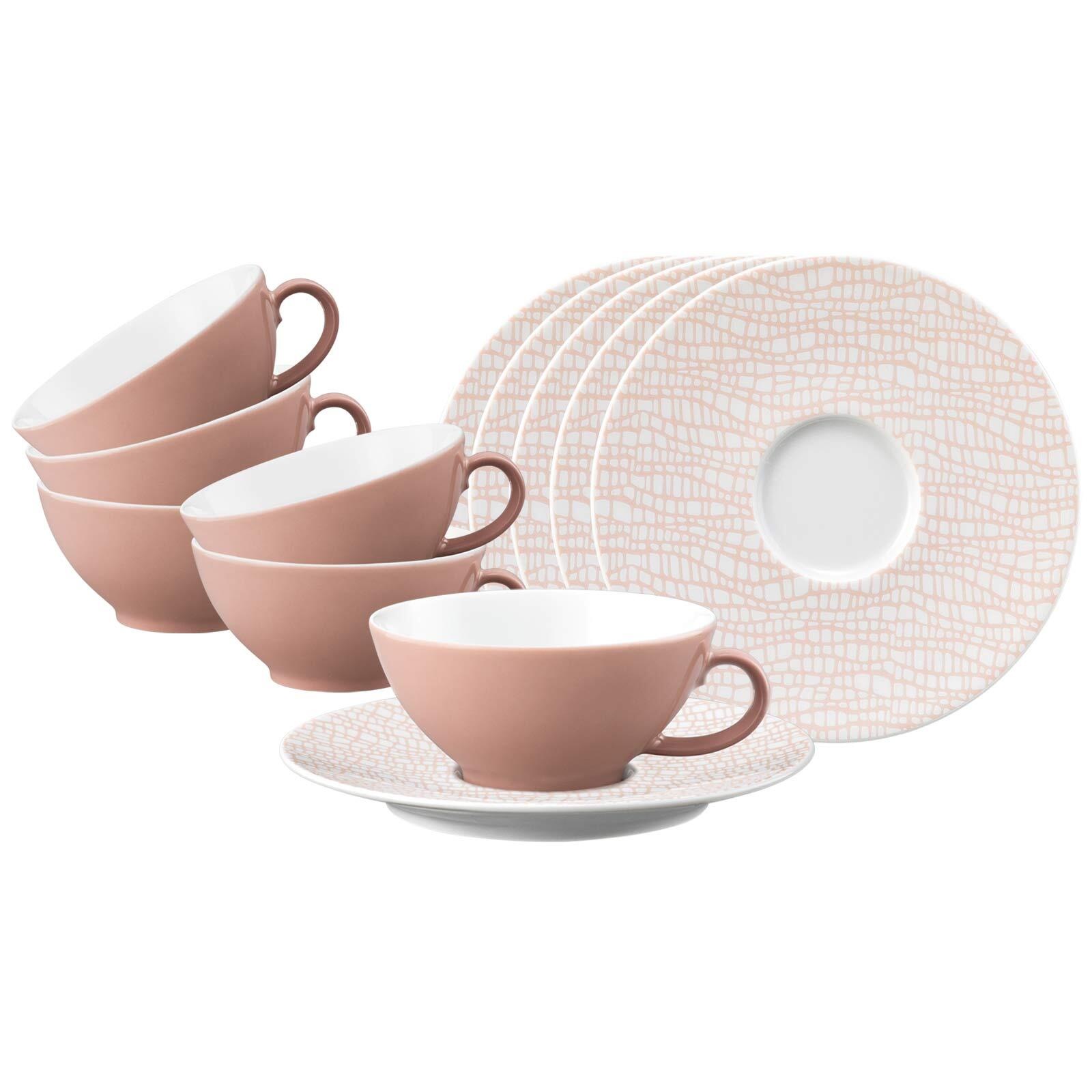 Seltmann Weiden Tasse "Teetassen mit Untertassen Life Fashion 140 ml 6er Se günstig online kaufen