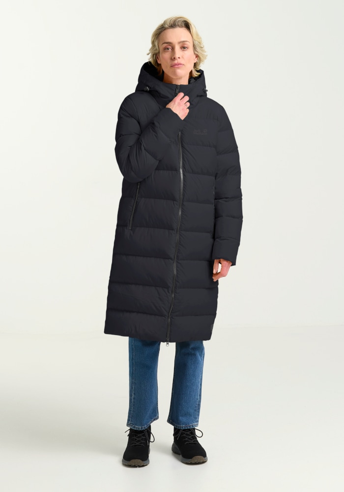Jack Wolfskin Daunenmantel "FROZEN PALACE COAT W RDS" Daunenmantel, warm, winddicht und wasserabweisend