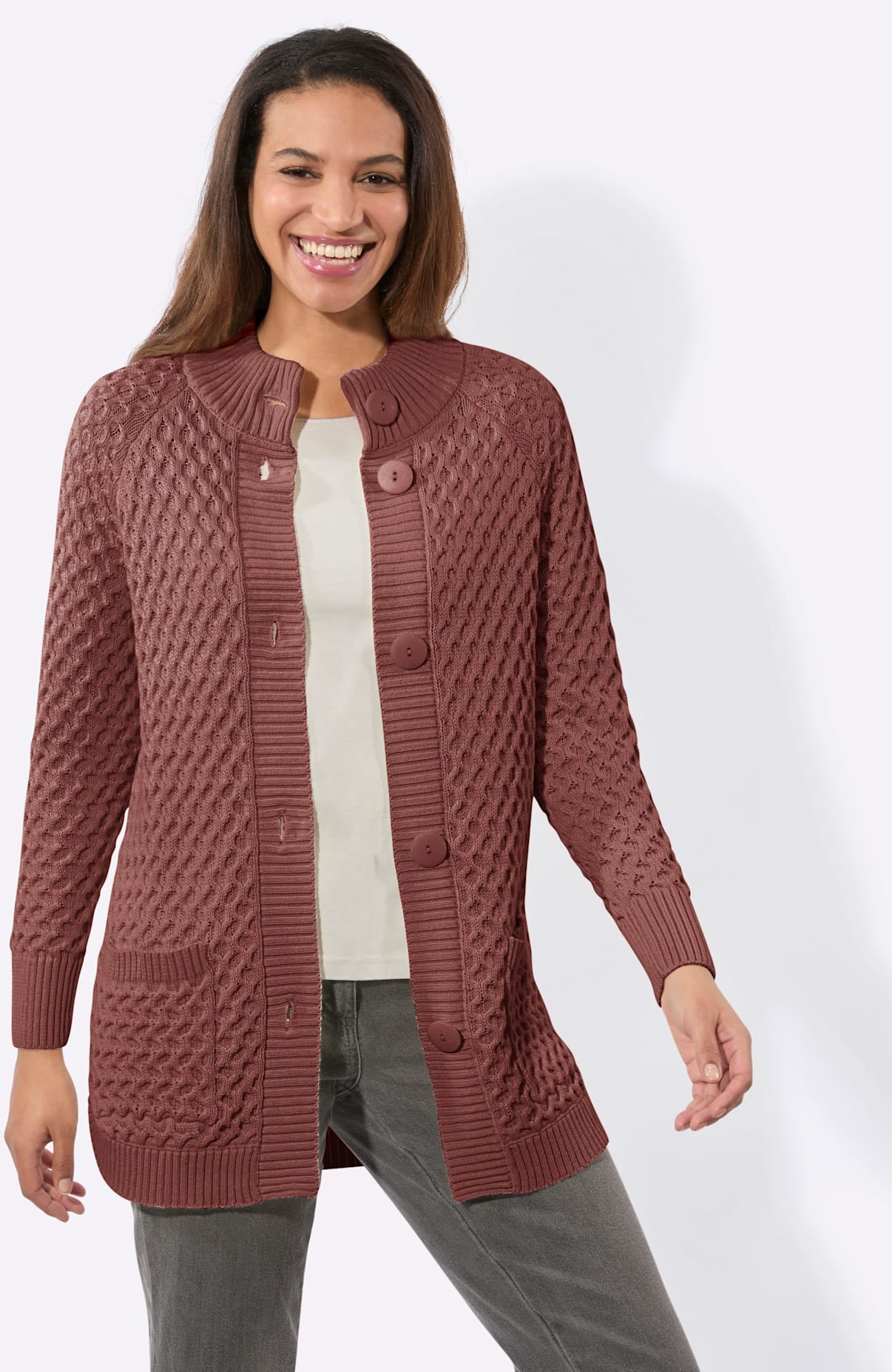 Inspirationen Longstrickjacke