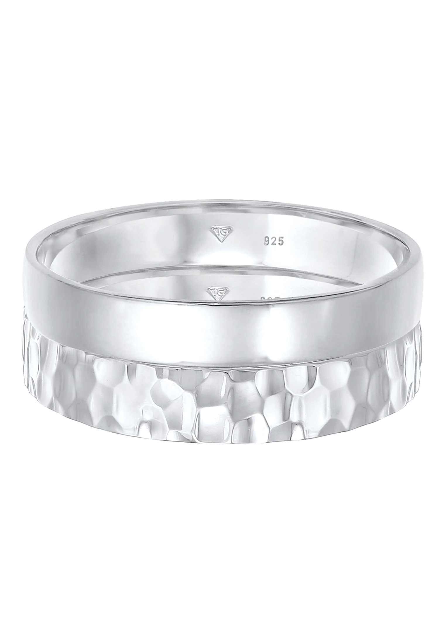 Silber« kaufen Gehämmert | »Kuzzoi Ring-Set Ring Basic Set ▷ Kuzzoi BAUR 925