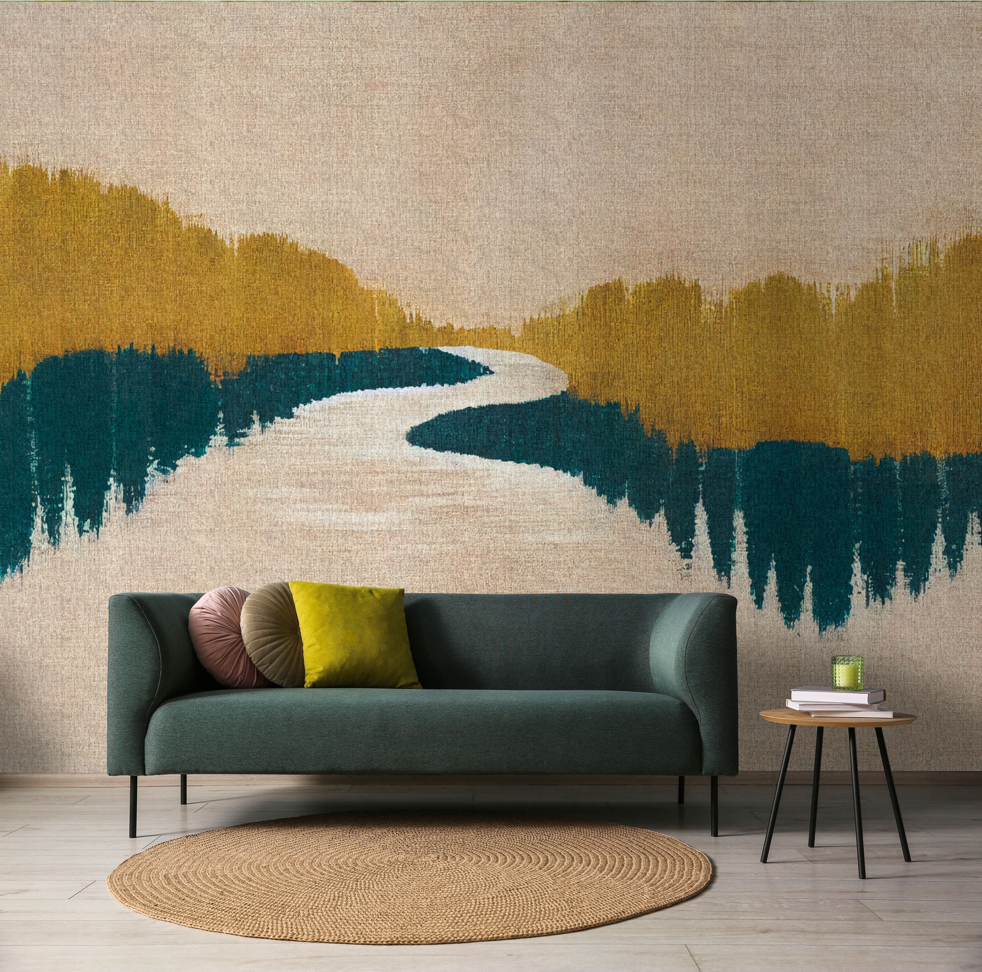living walls Fototapete »Walls by Patel 5 Fototapete Wald- & Berglandschaft« naturalistisch glatt Wald- & Berglandschaft auf 200 g/m² Premium-Vlies