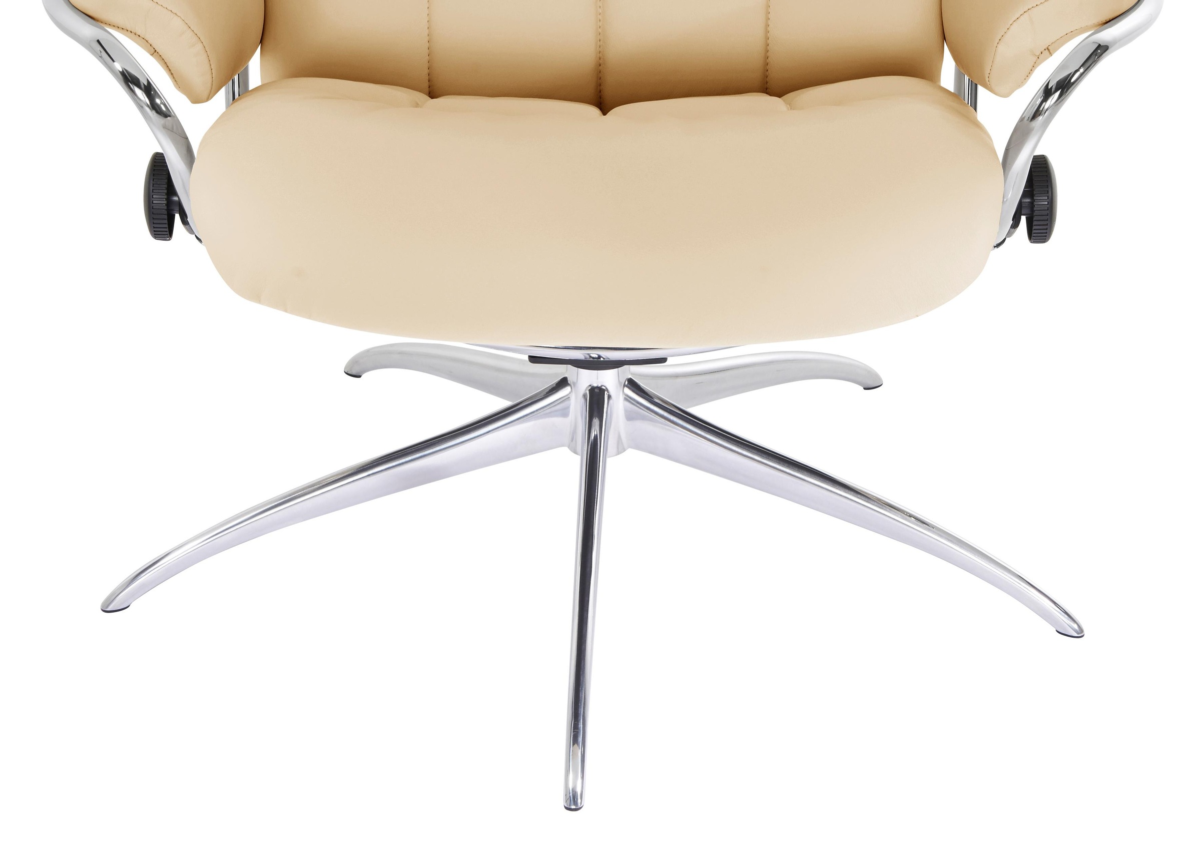 Stressless® Relaxsessel »London«, (Set, Relaxsessel mit Hocker), mit Hocker, High Back, mit Star Base, Gestell Chrom