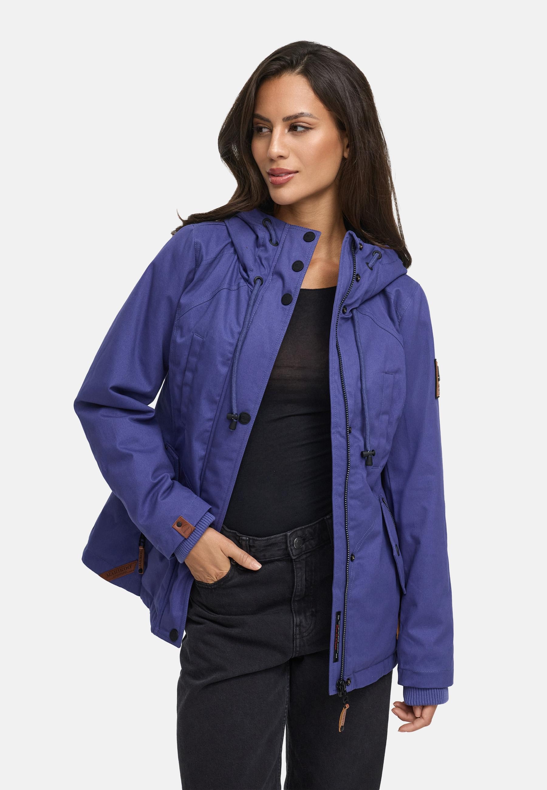 Marikoo Winterjacke »Bikoo«, mit Kapuze, sportliche Damen Outdoor Baumwolljacke mit Kapuze