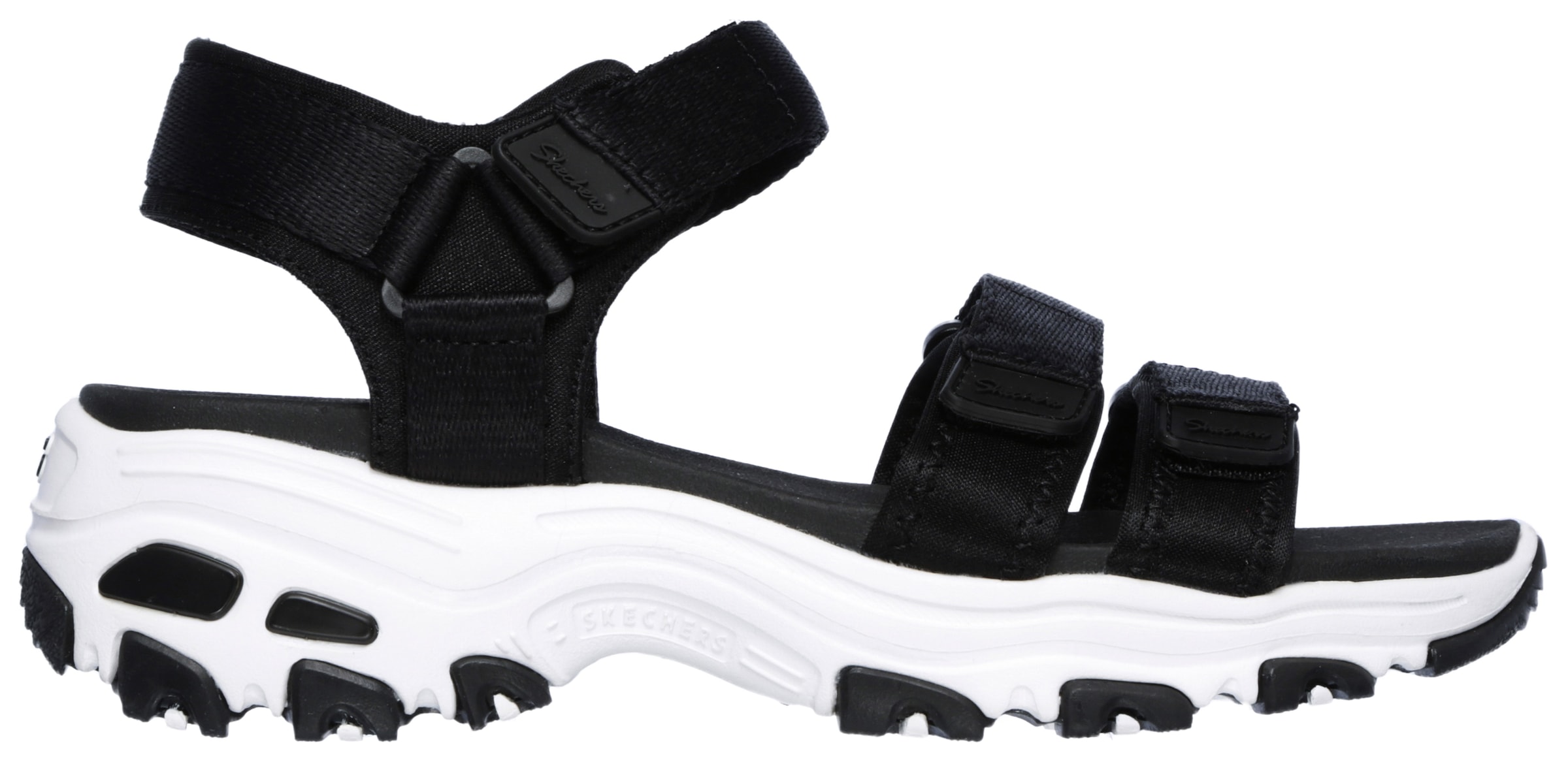 Skechers Sandale »D'LITES-FRESH CATCH«, Sommerschuh, Sandalette, Klettschuh, mit Yoga Foam